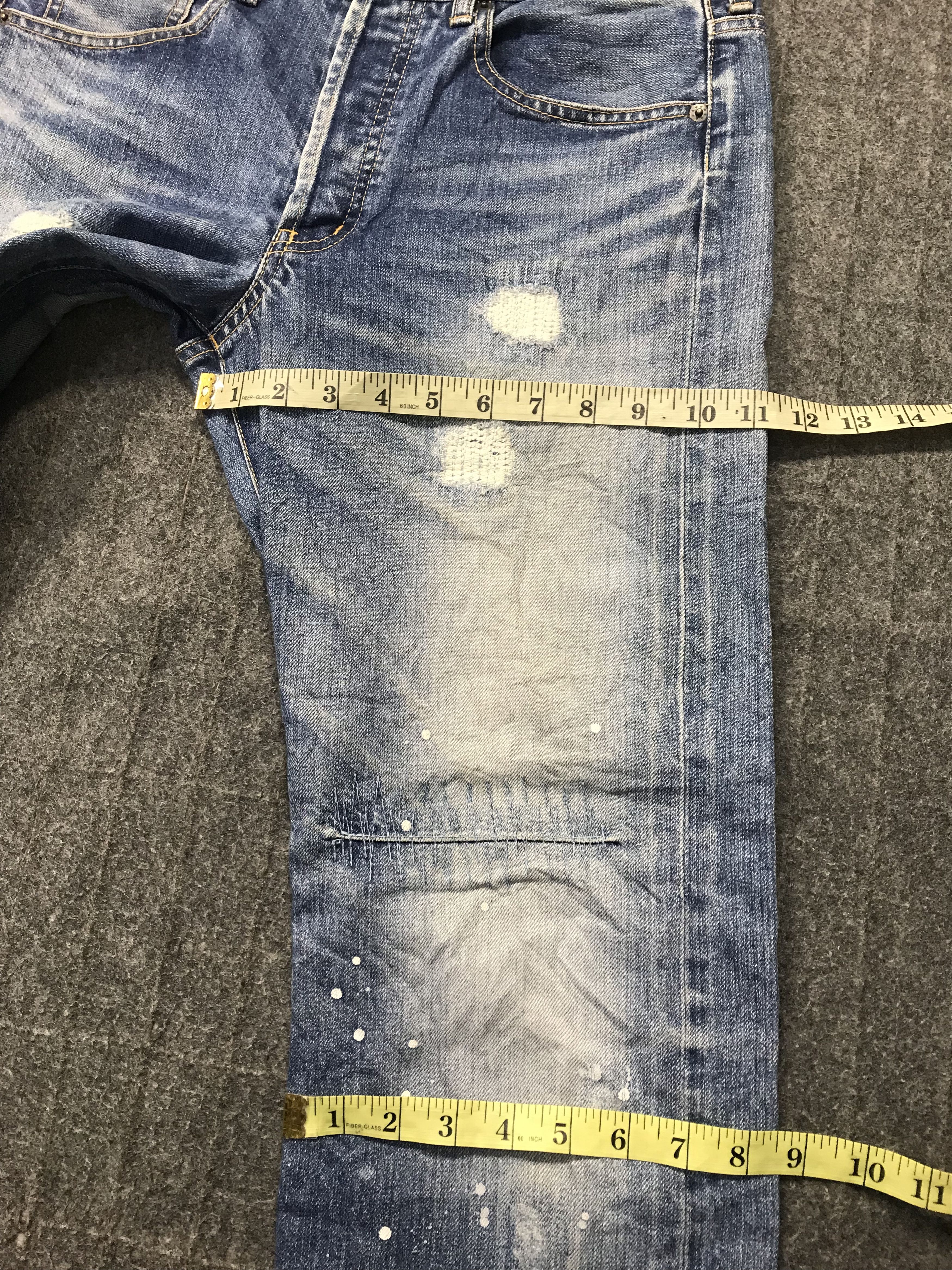 Japanese Brand × Takeo Kikuchi Takeo Kikuchi Denim Indigo Pant Straight Cut Size US 32 / EU 48 - 8 Thumbnail