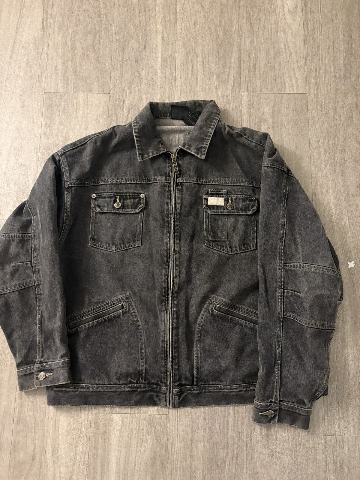 ROCAWEAR BLACK DENIM JEAN JACKET