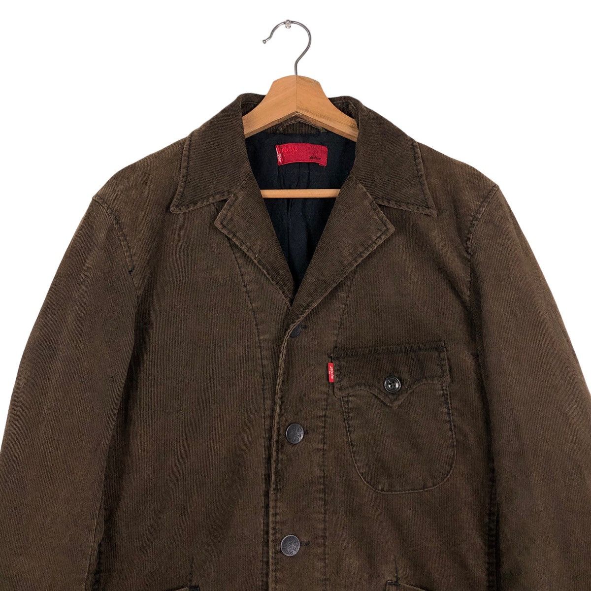 Levi's 🔥Vintage Corduroy Biker Jacket Levi’s Red Tab Size US M / EU 48-50 / 2 - 3 Thumbnail
