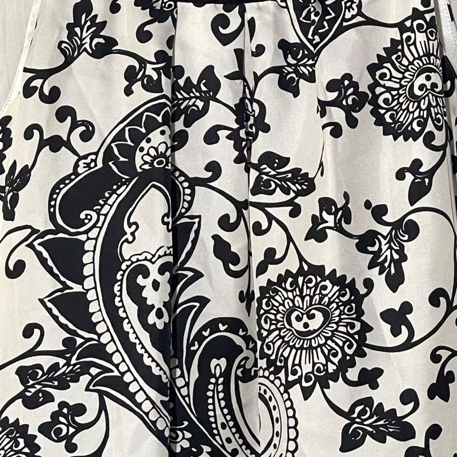 White House Black Market White House Black Market Silk Paisley Dress Sheath Small Size S / US 4 / IT 40 - 3 Thumbnail