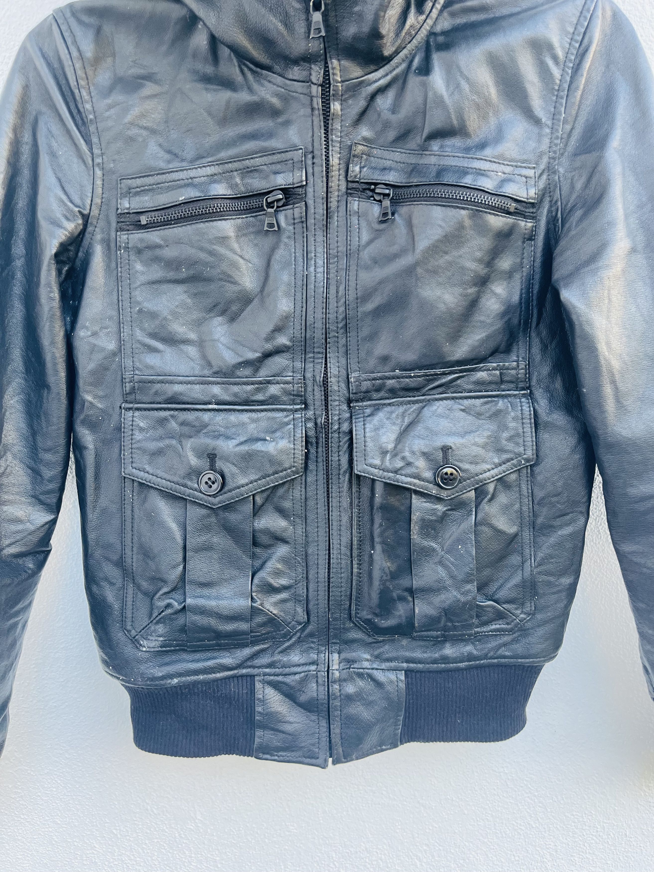 Hysteric Glamour Vintage 90s Hysteric Glamour Designer Fashion Style Leather Size US S / EU 44-46 / 1 - 4 Thumbnail
