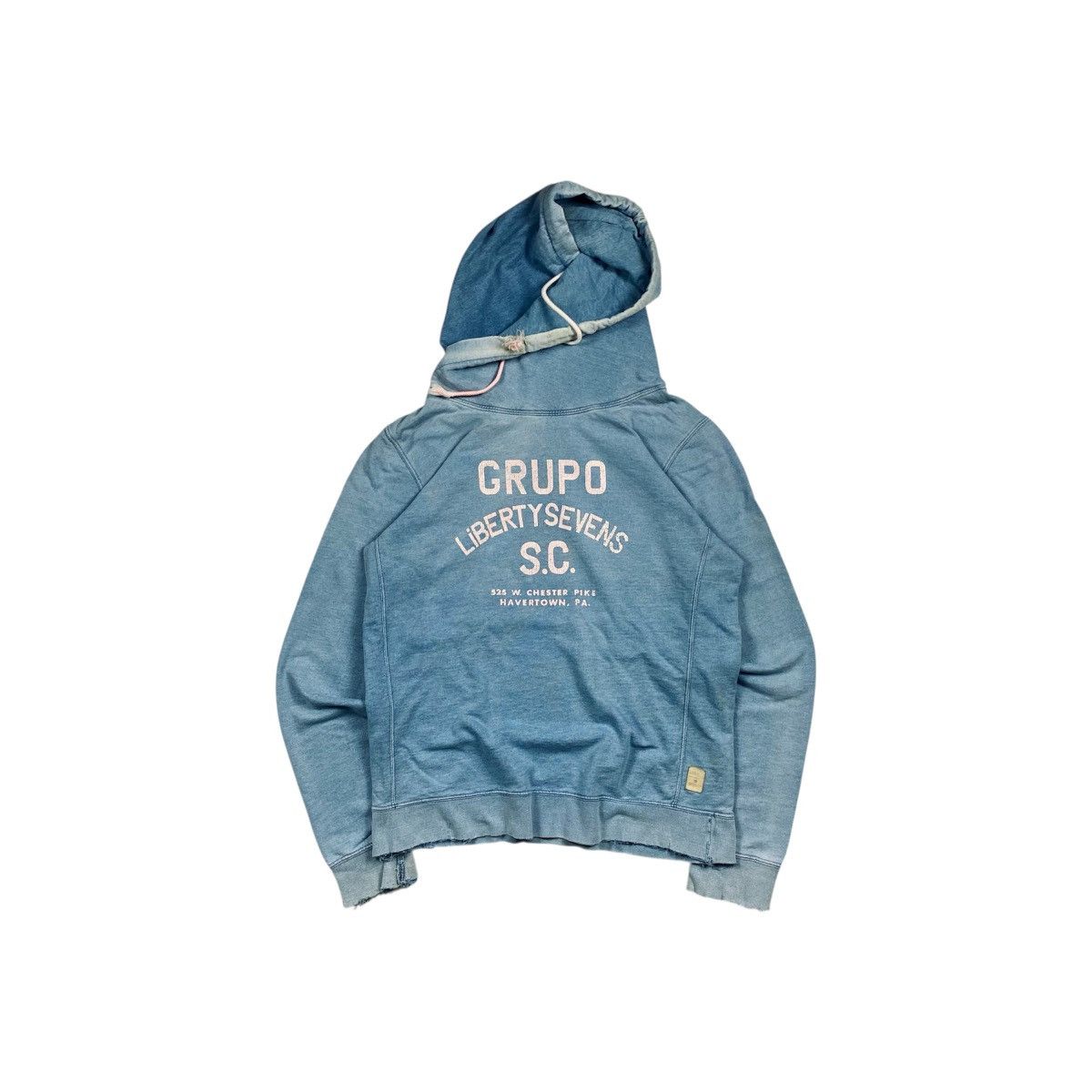 If Six Was Nine × Japanese Brand × Le Grande Bleu (L.G.B.) Rare Scotch&Soda Goth Style Hooded Denim Size M / US 6-8 / IT 42-44 - 1 Thumbnail