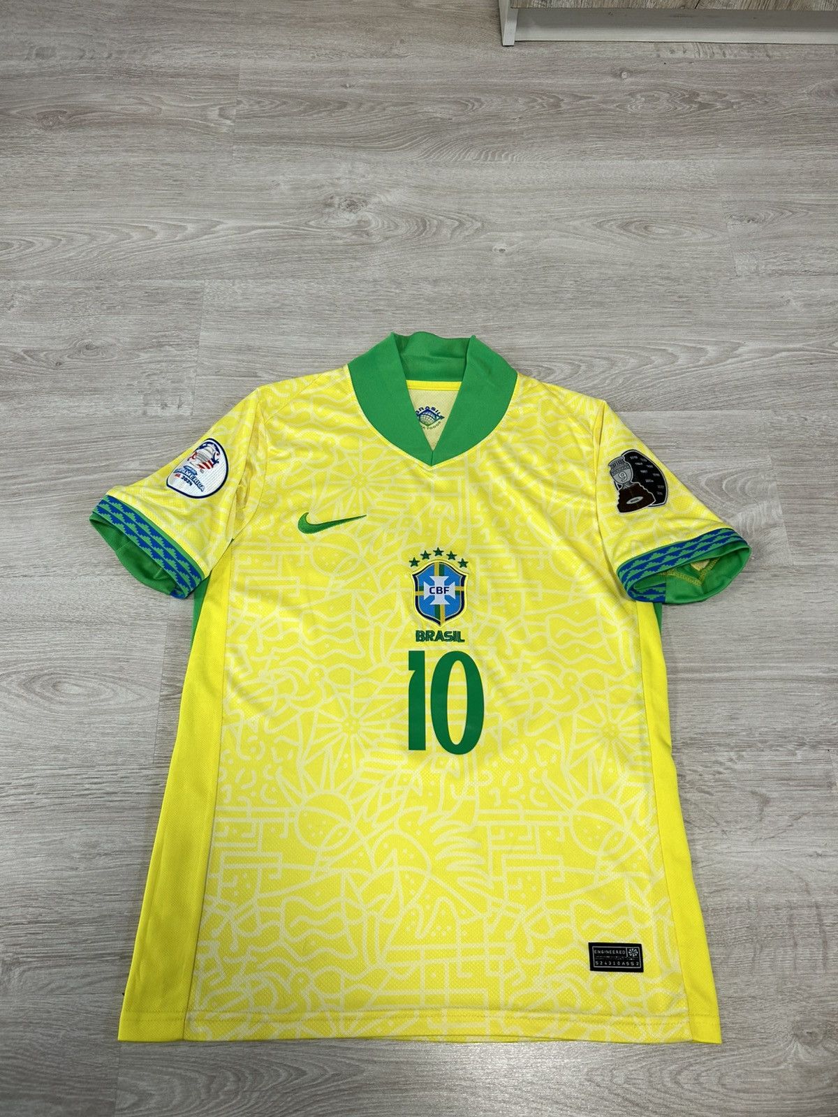 Brazil National Team Jersey Copa America Cup Neymar #10
