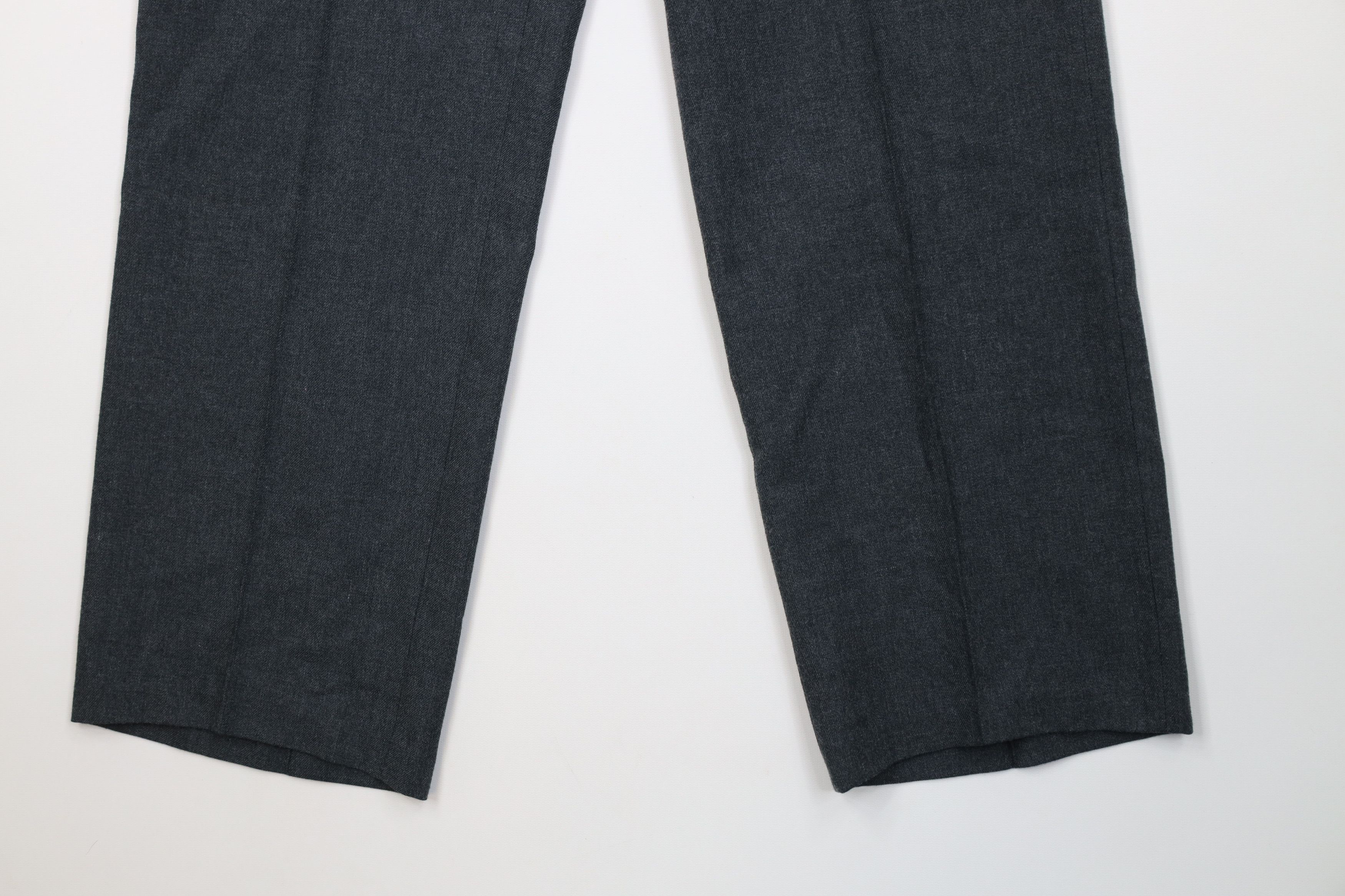 Vintage Vintage 70s Streetwear Gabardine Blend Knit Chino Pants Gray Size US 32 / EU 48 - 4 Thumbnail