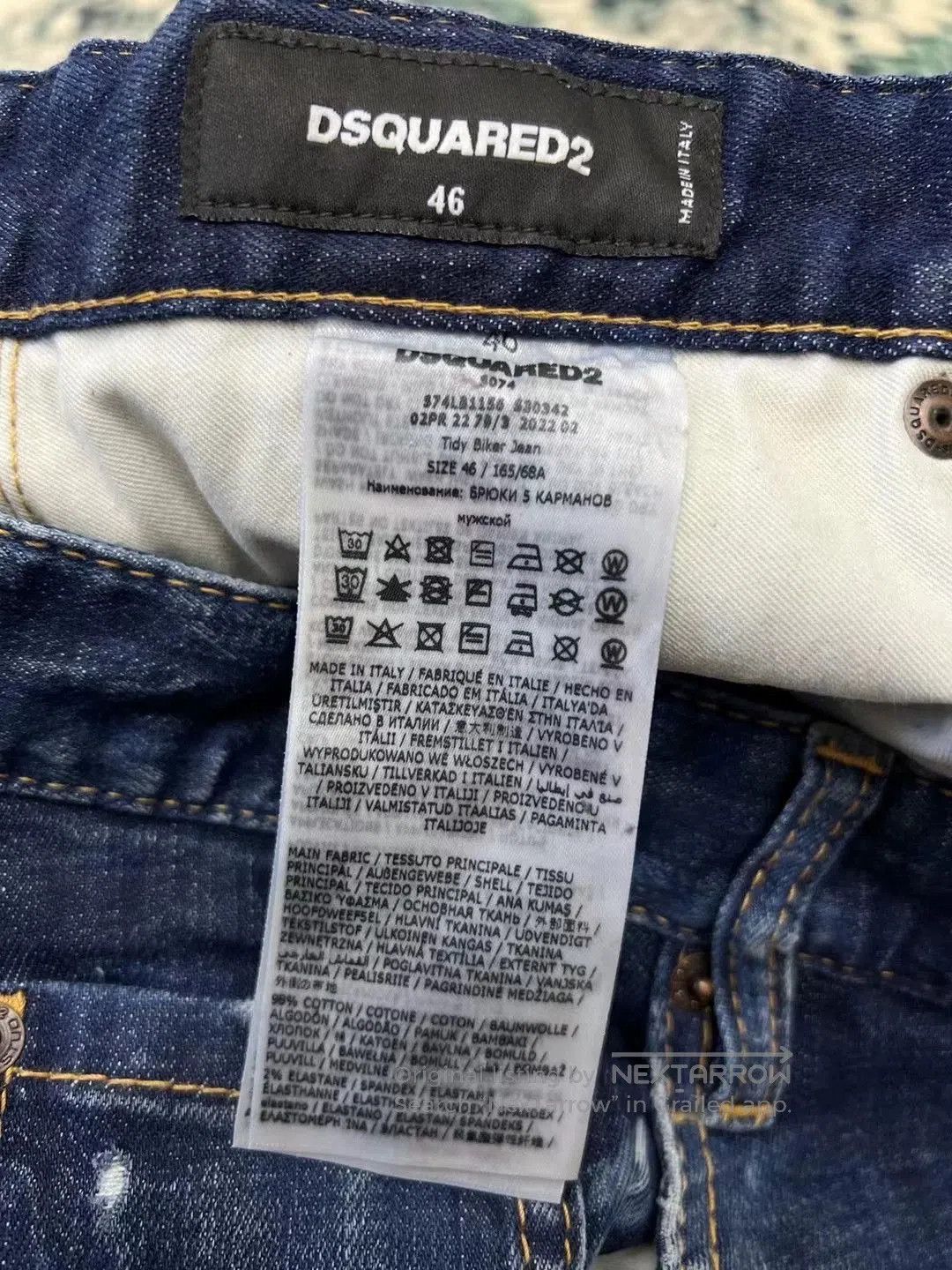 Dsquared2 dsquared2 tidy biker low-rise jeans. Size US 32 / EU 48 - 7 Thumbnail