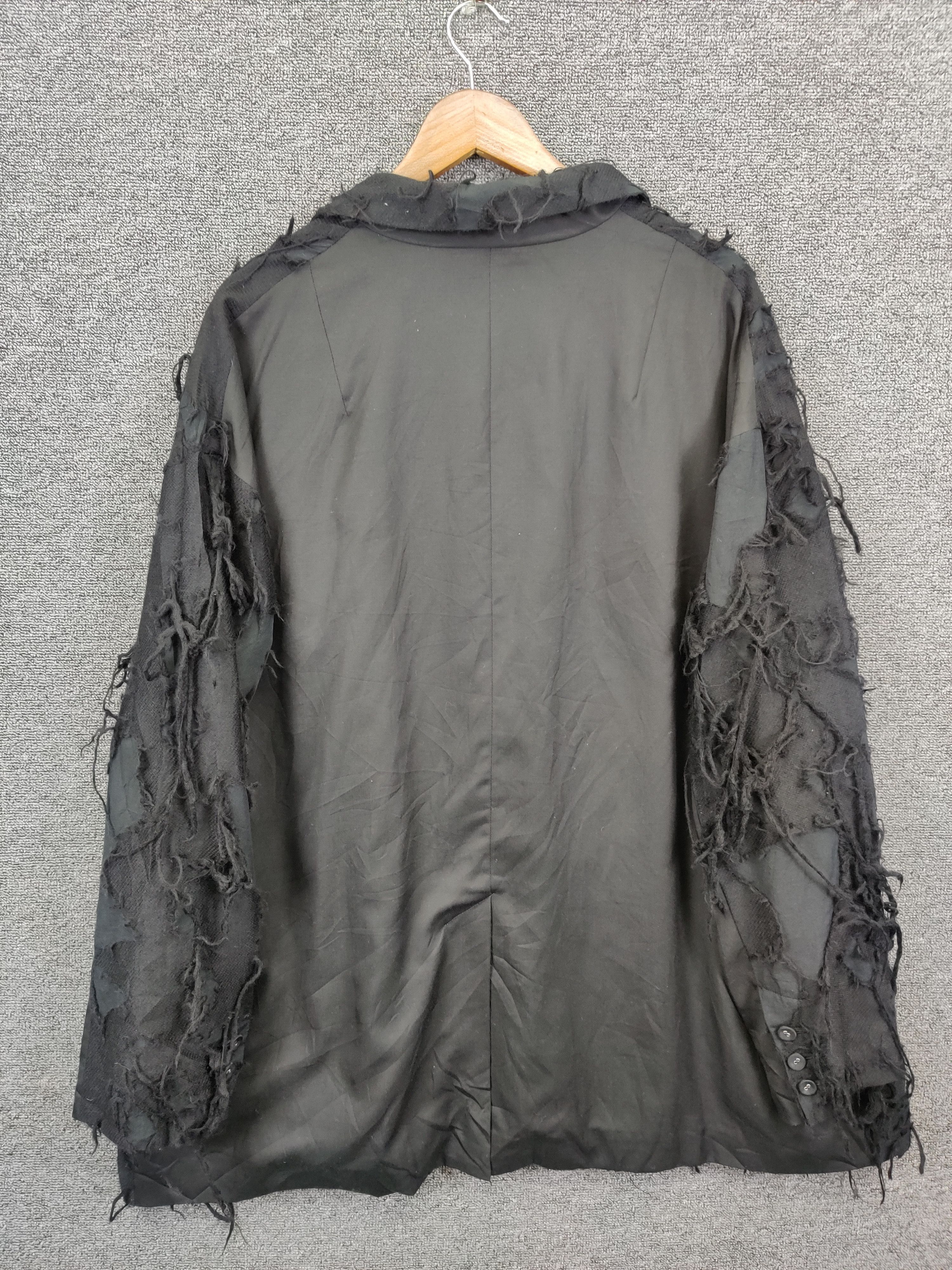 gomme Nice❗ Gomme Homme Frayed Jacquard Single Breasted Blazer Size US M / EU 48-50 / 2 - 6 Thumbnail