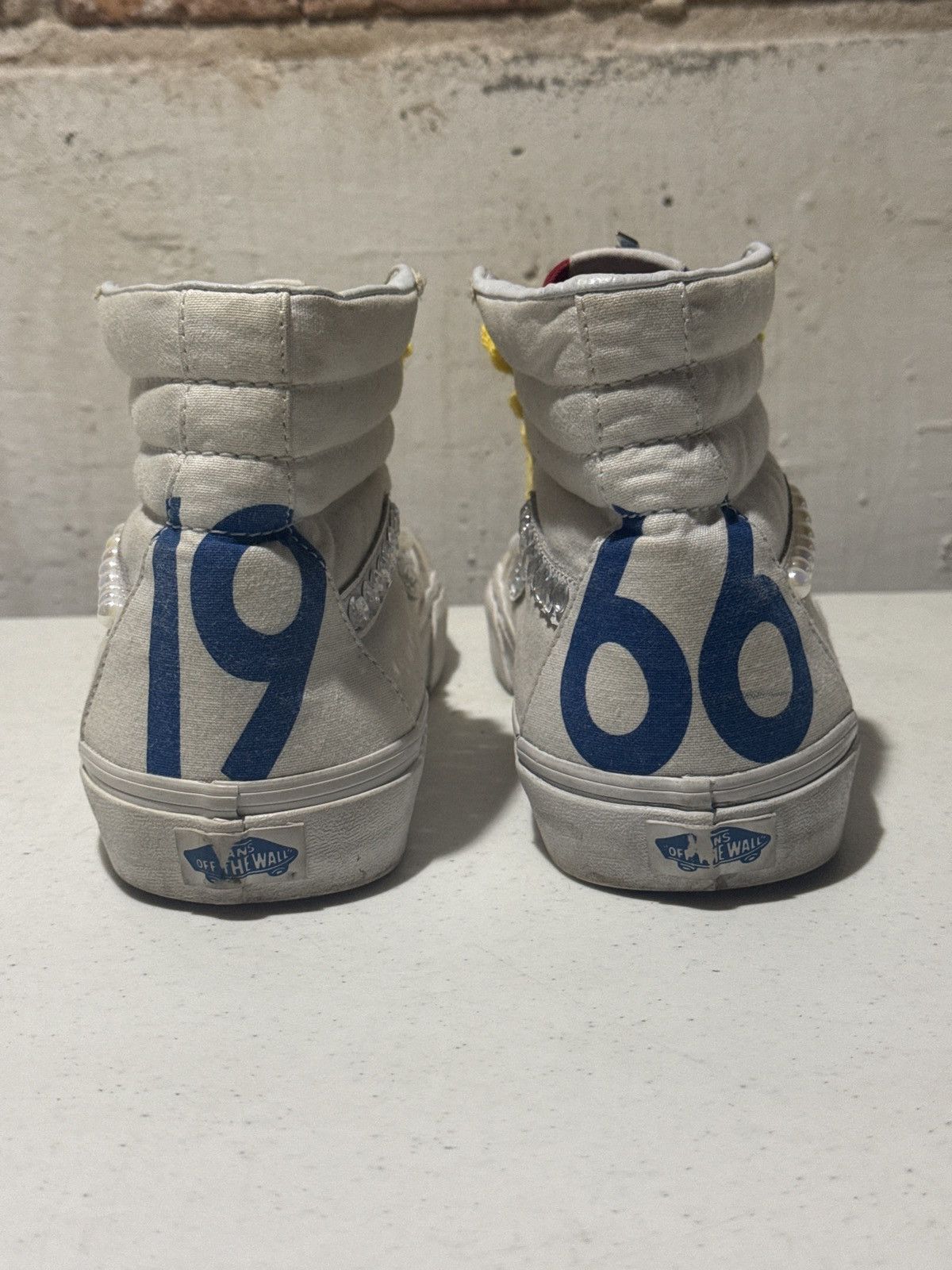 Vans Pearl Skate High by @kendallcustoms Size US 11 / EU 44 - 5 Thumbnail