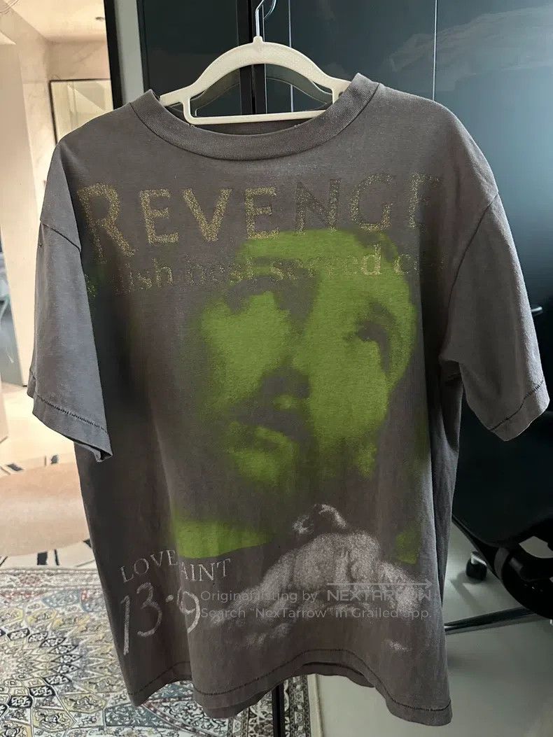 Saint Michael Saint Michael Old T-shirt with head portrait pattern Size US S / EU 44-46 / 1 - 1 Thumbnail
