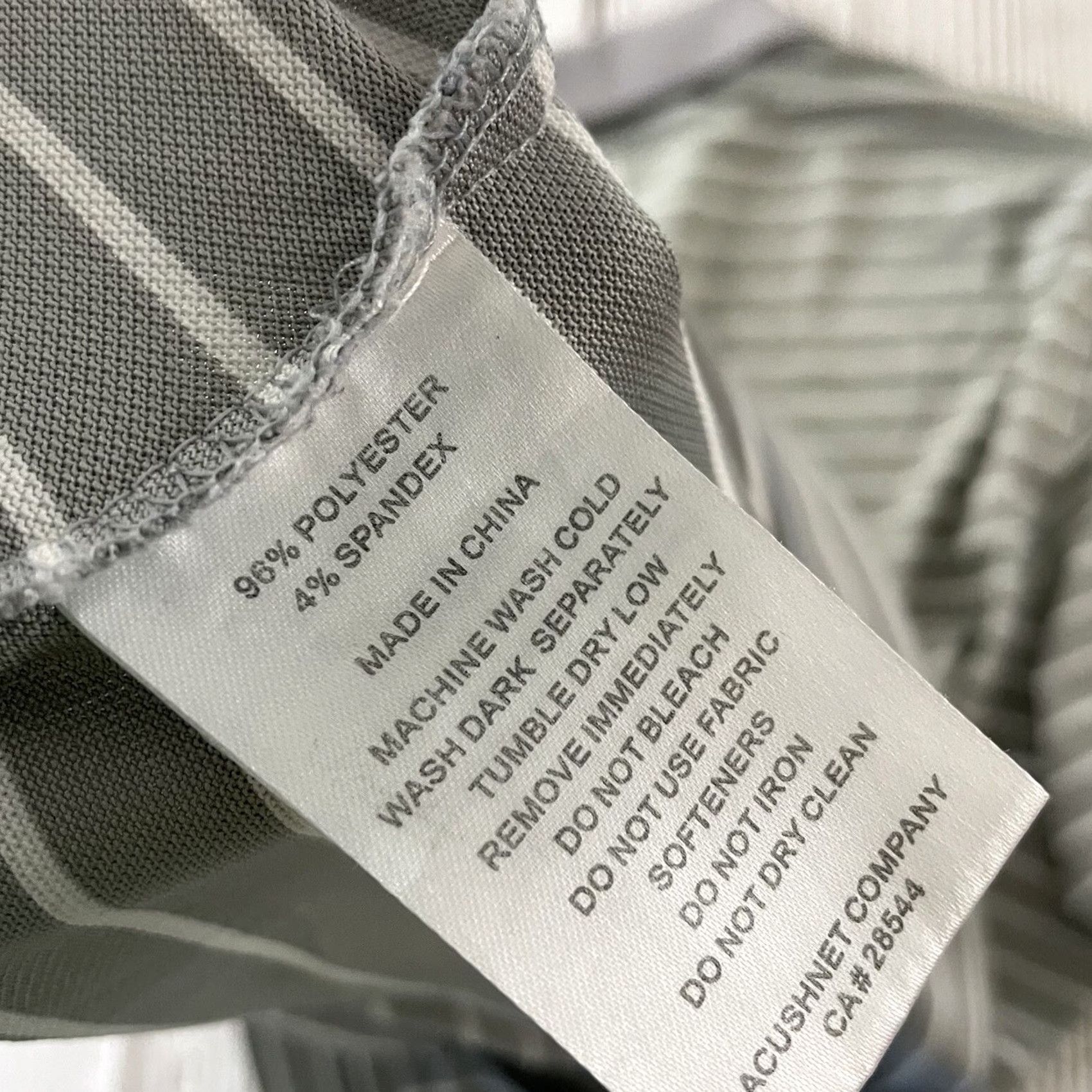 Footjoy FootJoy Striped Short Sleeve Golf Polo Shirt Men’s Medium Gray Size US M / EU 48-50 / 2 - 8 Thumbnail