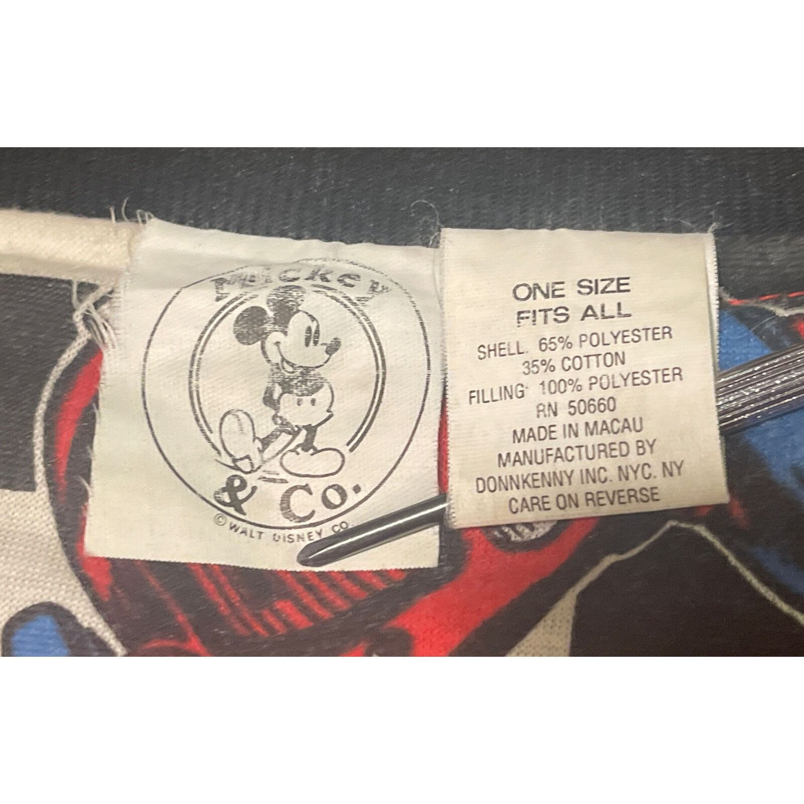 Mickey Inc Vintage 80’s XL Disney Mickey Inc Mickey Mouse Racing Revers Size US XL / EU 56 / 4 - 6 Thumbnail