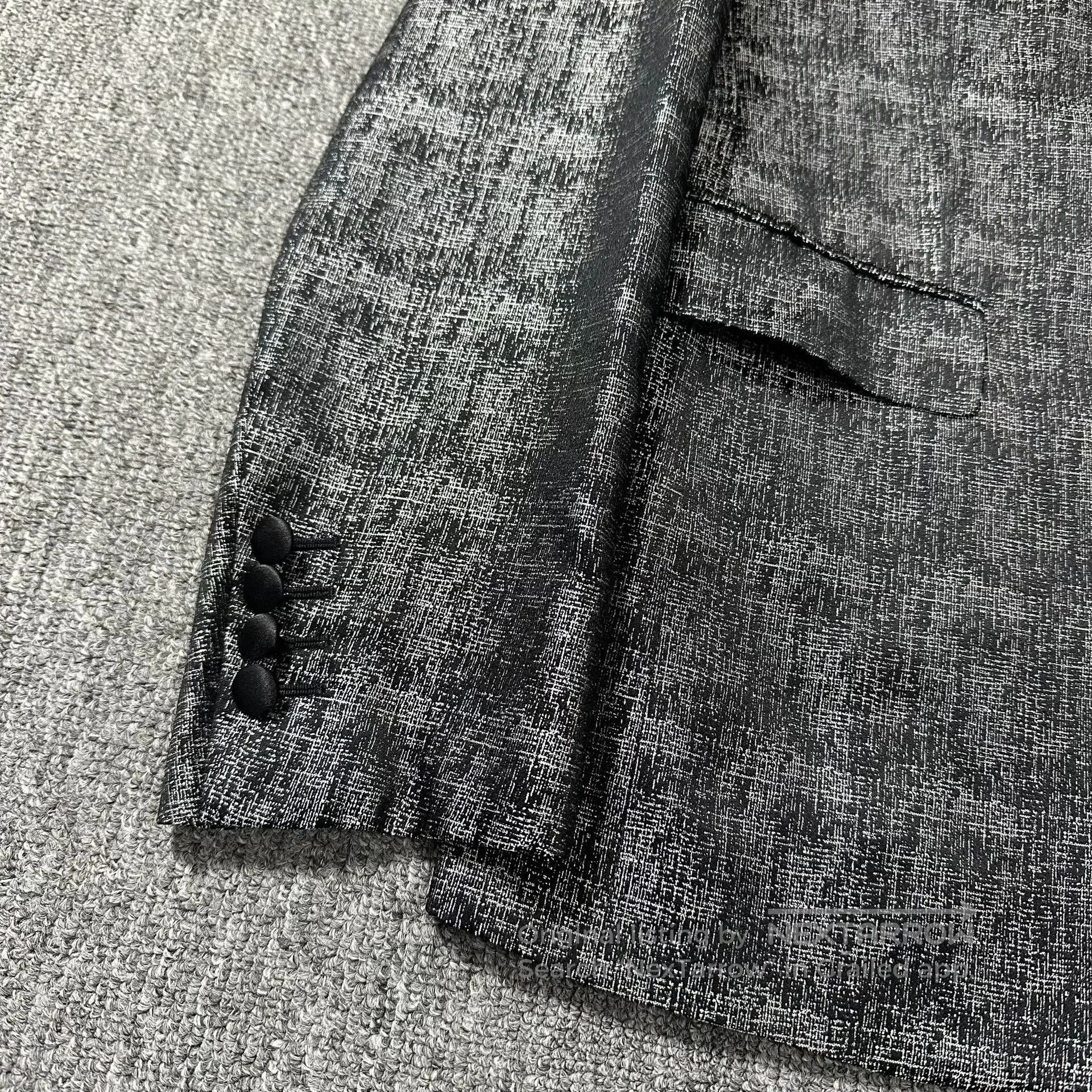 Dior Dior Black and White Satin Weave Suit. Size US M / EU 48-50 / 2 - 2 Thumbnail
