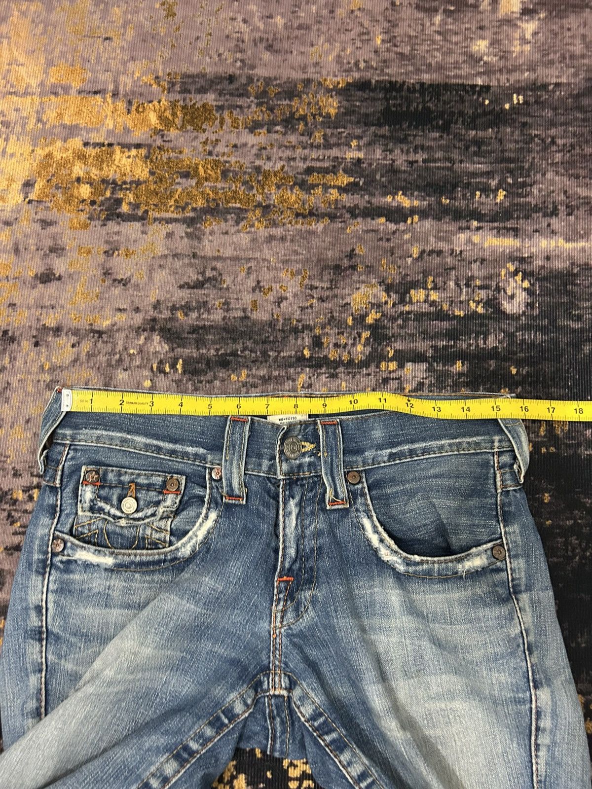 True Religion Vintage True Religion Distressed Flare Jeans Size US 31 - 19 Thumbnail