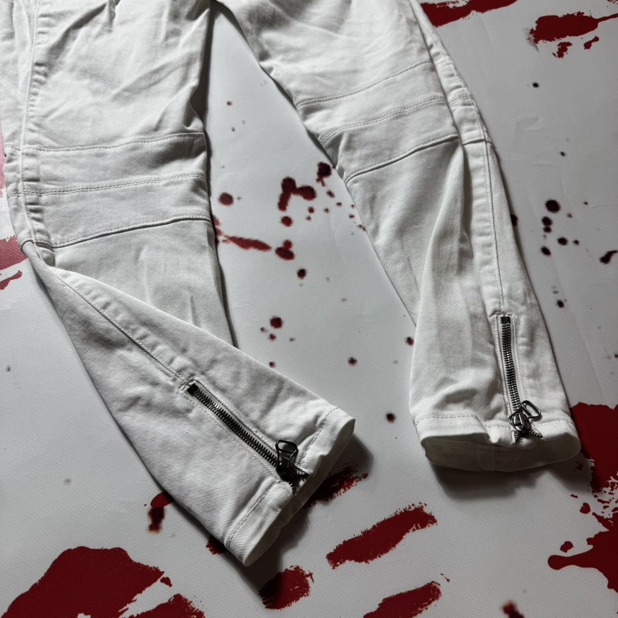 Balmain × Pierre Balmain vintage pierre balmain biker jeans skinny y2k Size 26" / US 2 / IT 38 - 12 Thumbnail