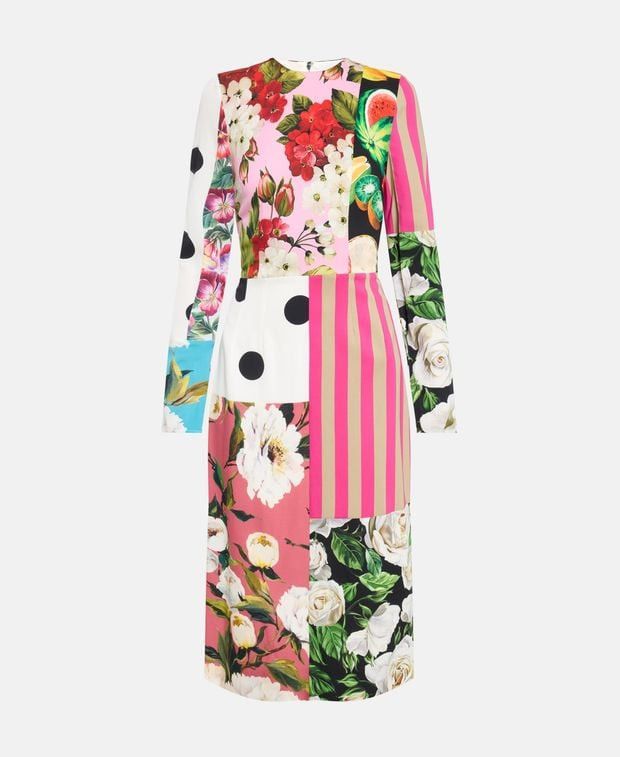 Dolce & Gabbana Silk-blend dress Size XXS / US 00 / IT 34 - 1 Thumbnail