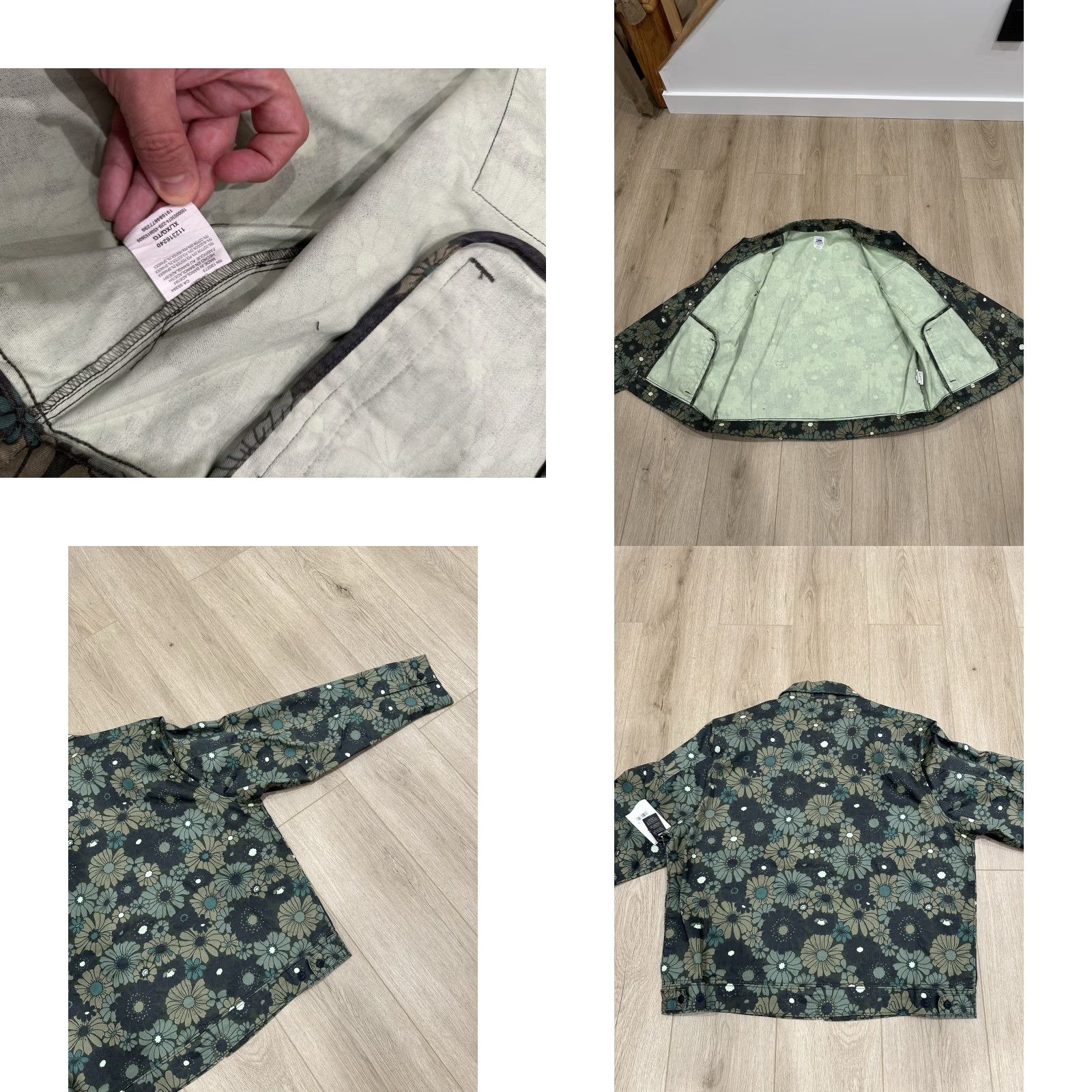 Lee Lee Heritage Chetopa Twill Workwear Jacket Mens XL Floral Green NWT Size US XL / EU 56 / 4 - 8 Thumbnail
