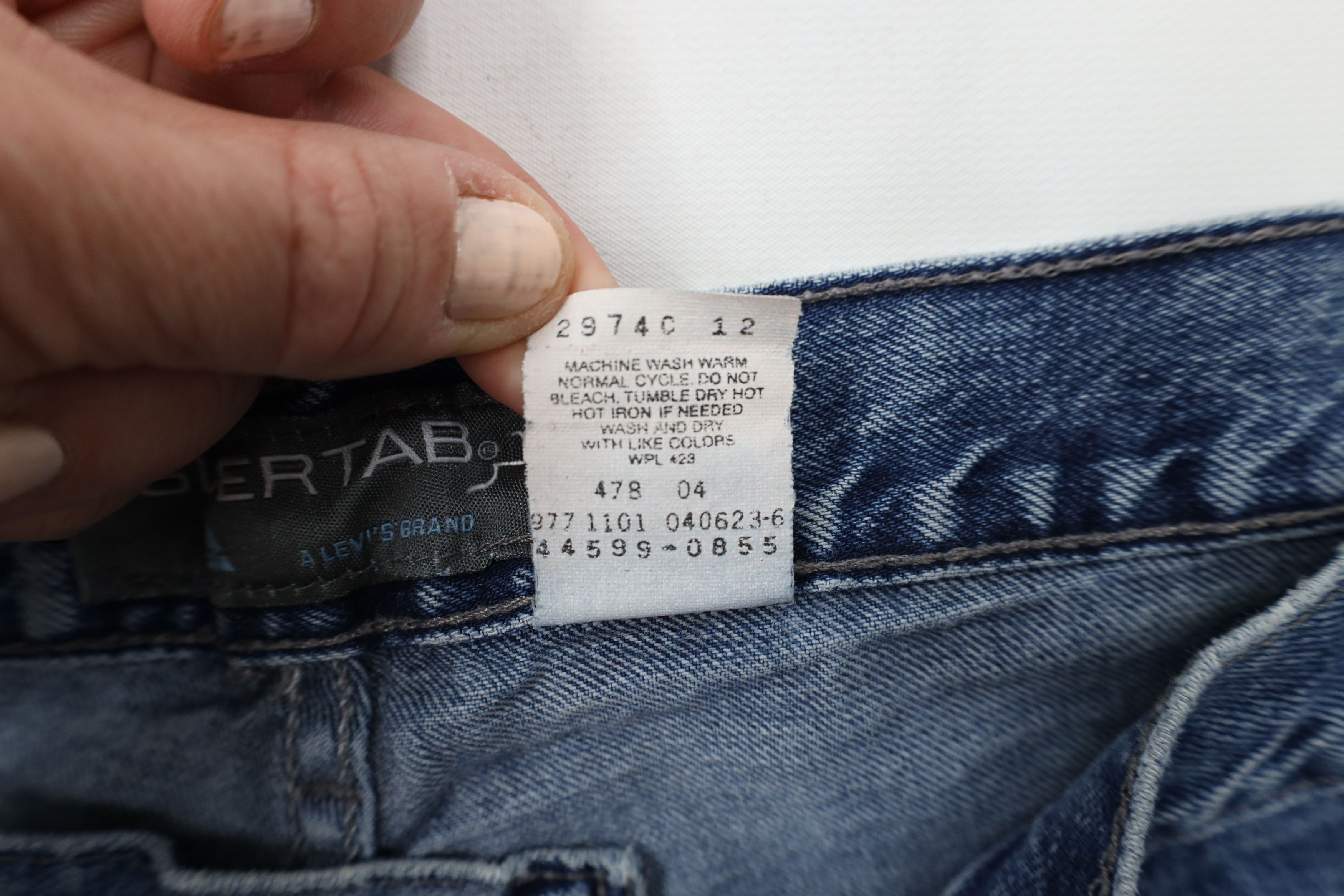 Levi's × Vintage Vintage Y2K 2001 Levis SilverTab Baggy Wide Leg Denim Jeans Size US 36 / EU 52 - 10 Thumbnail