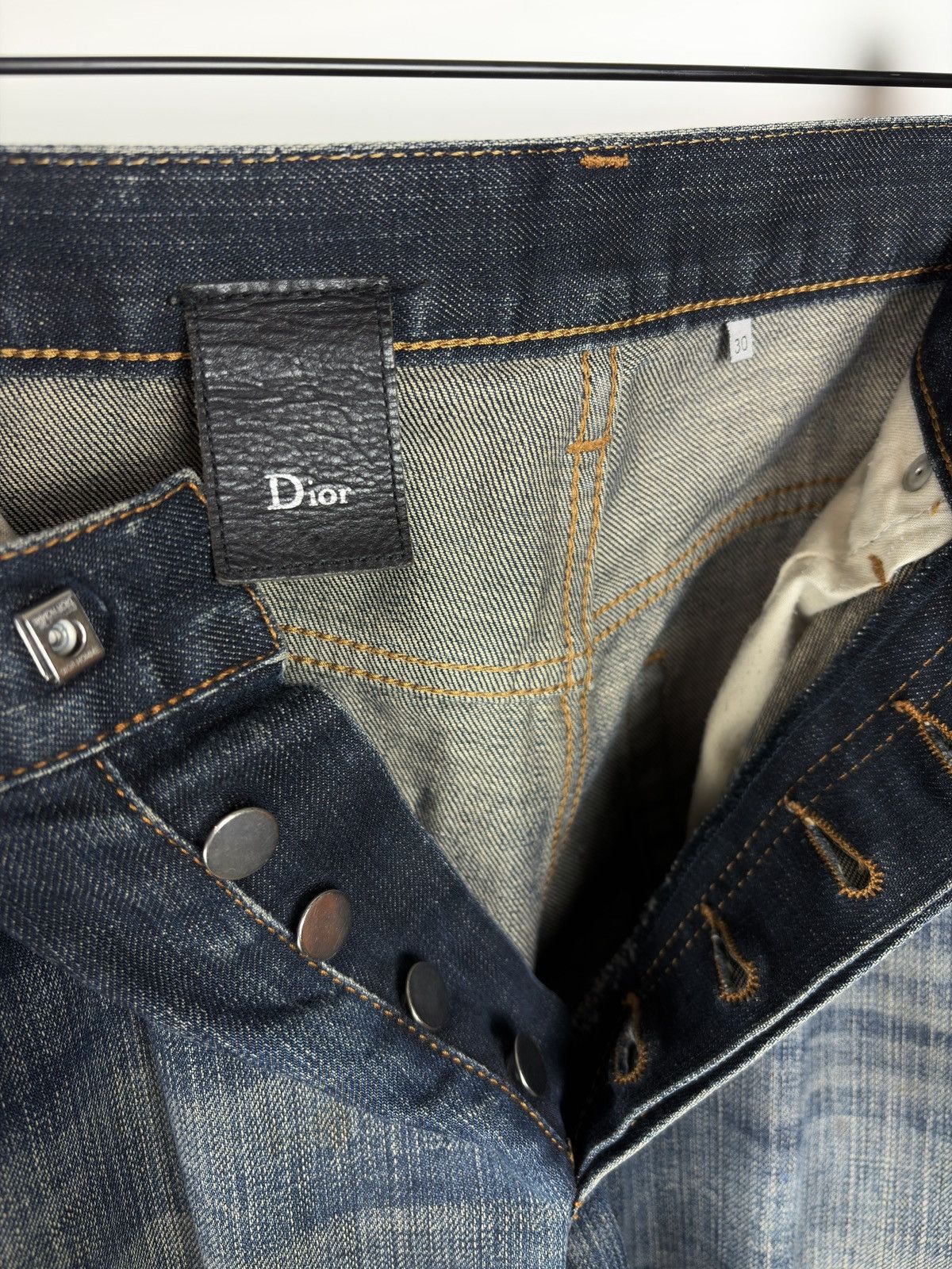 Dior SS11 Dior Homme Faded Indigo Jake Denim Jeans KVA Size US 30 / EU 46 - 8 Thumbnail