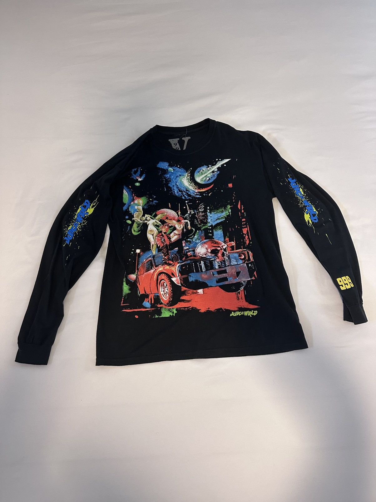 999 Club × Vlone Juice WRLD X Vlone galaxy T-shirt cosmic racer. Size US L / EU 52-54 / 3 - 1 Thumbnail
