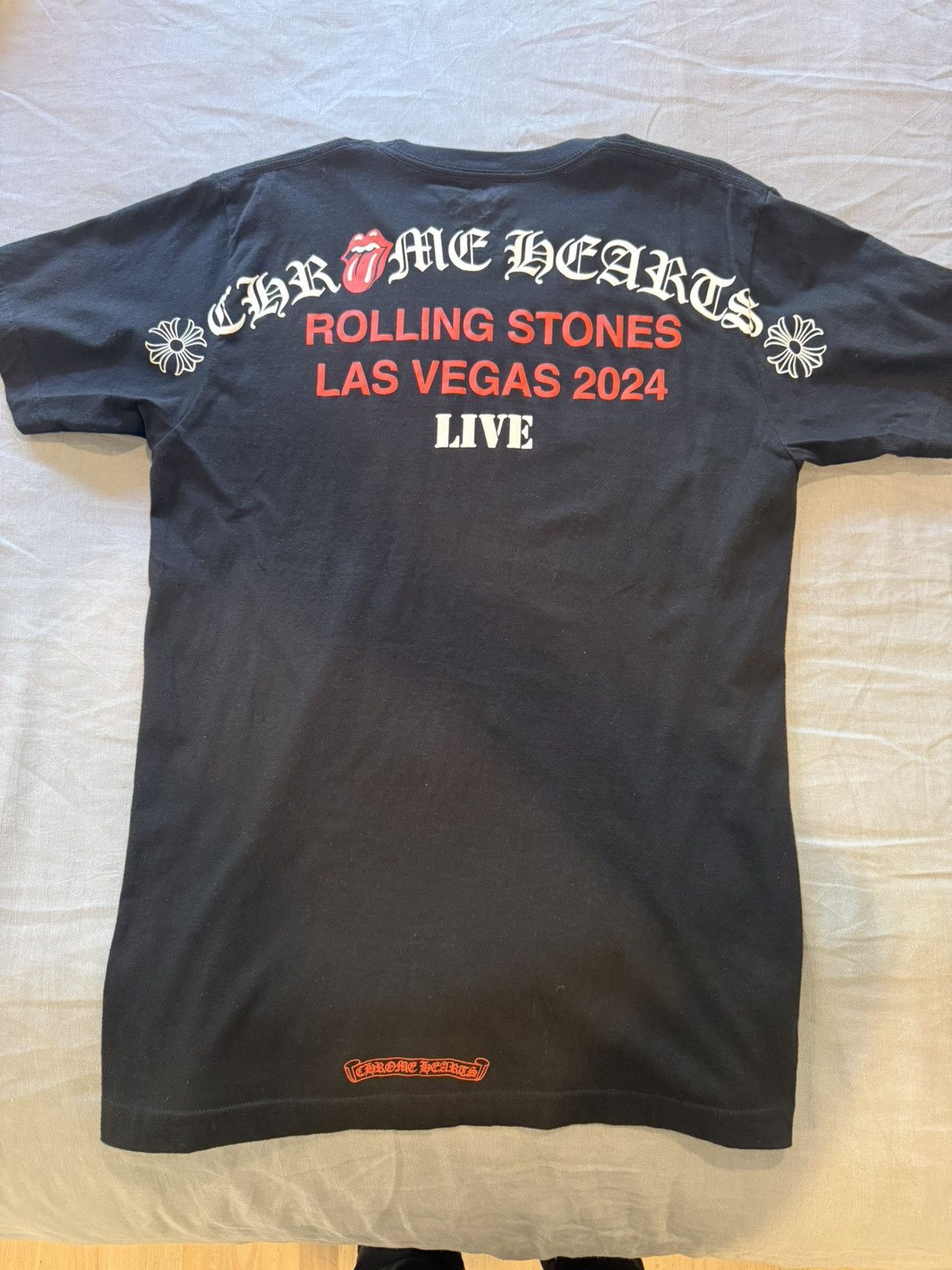 Chrome Hearts × The Rolling Stones Chrome Hearts X Rolling Stones Las Vegas Tee Size US M / EU 48-50 / 2 - 2 Thumbnail