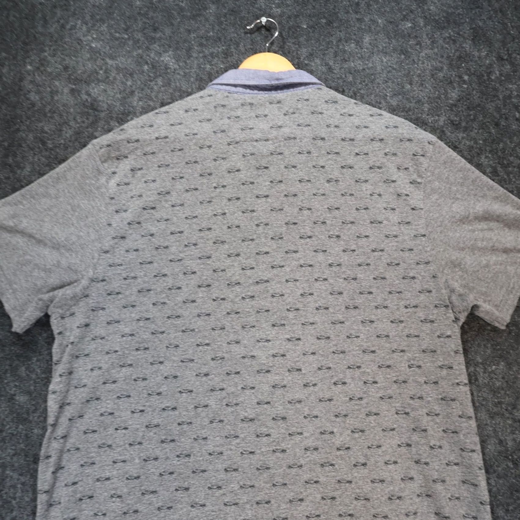 Vintage Steel & Jelly Polo Shirt Mens XL Charcoal Car Print Henley Size US XL / EU 56 / 4 - 4 Thumbnail