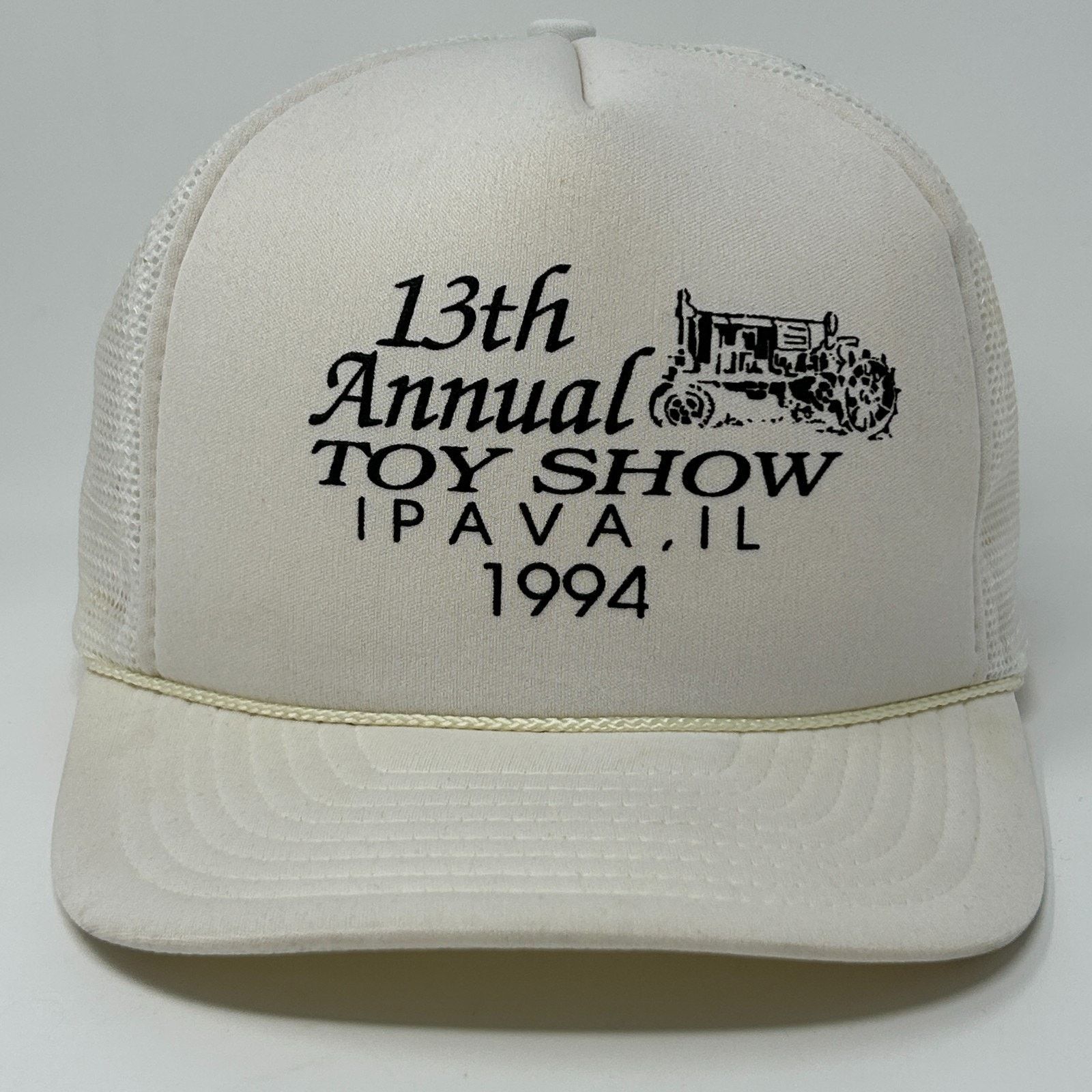 Vintage Vintage 90s Toy Show Ipava Illinois Trucker Hat Baseball Cap Size ONE SIZE - 1 Thumbnail