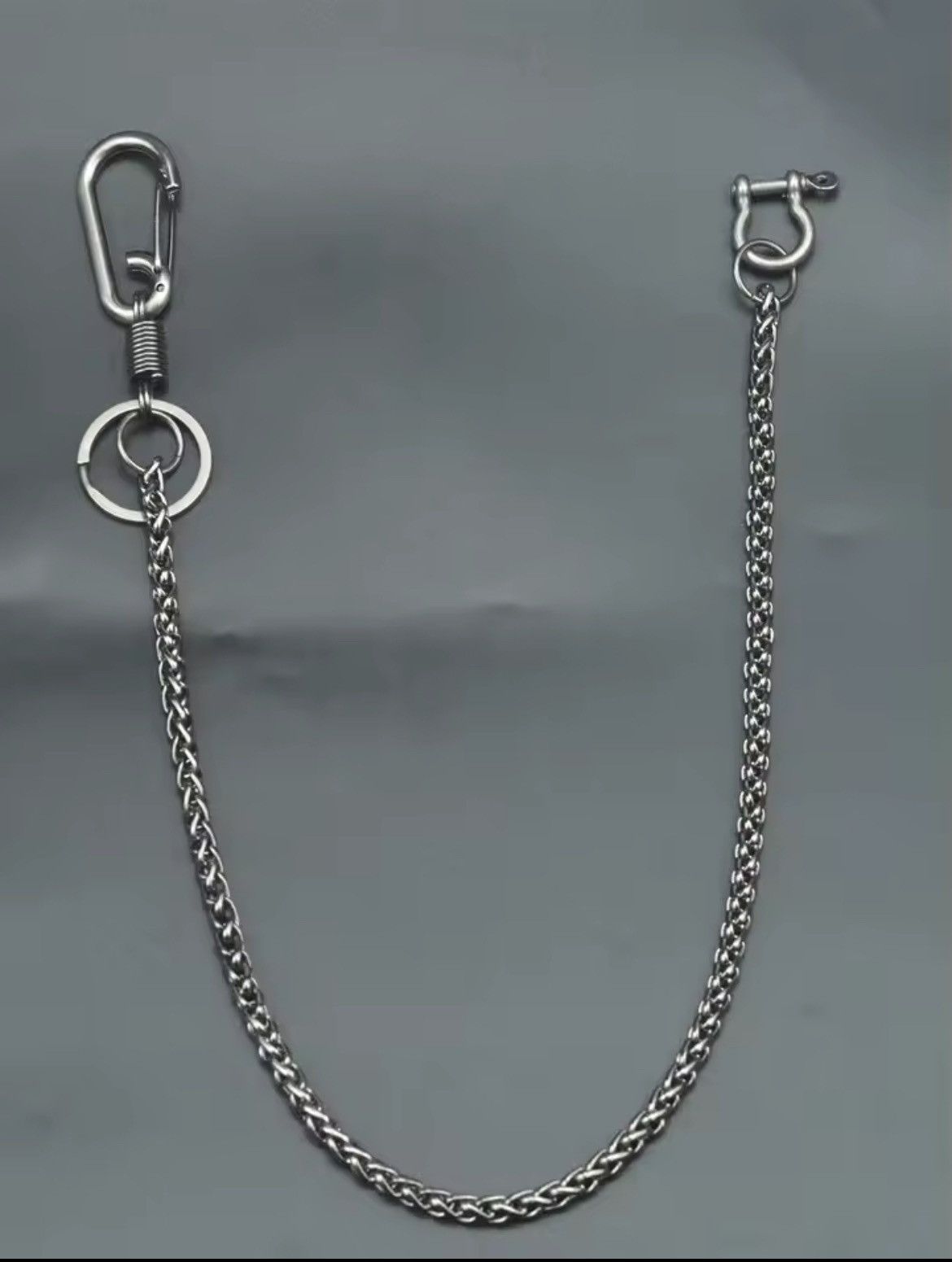 Jewelry Punk Waist Pants Chain Wallet Chain Keychain Size ONE SIZE - 1 Thumbnail