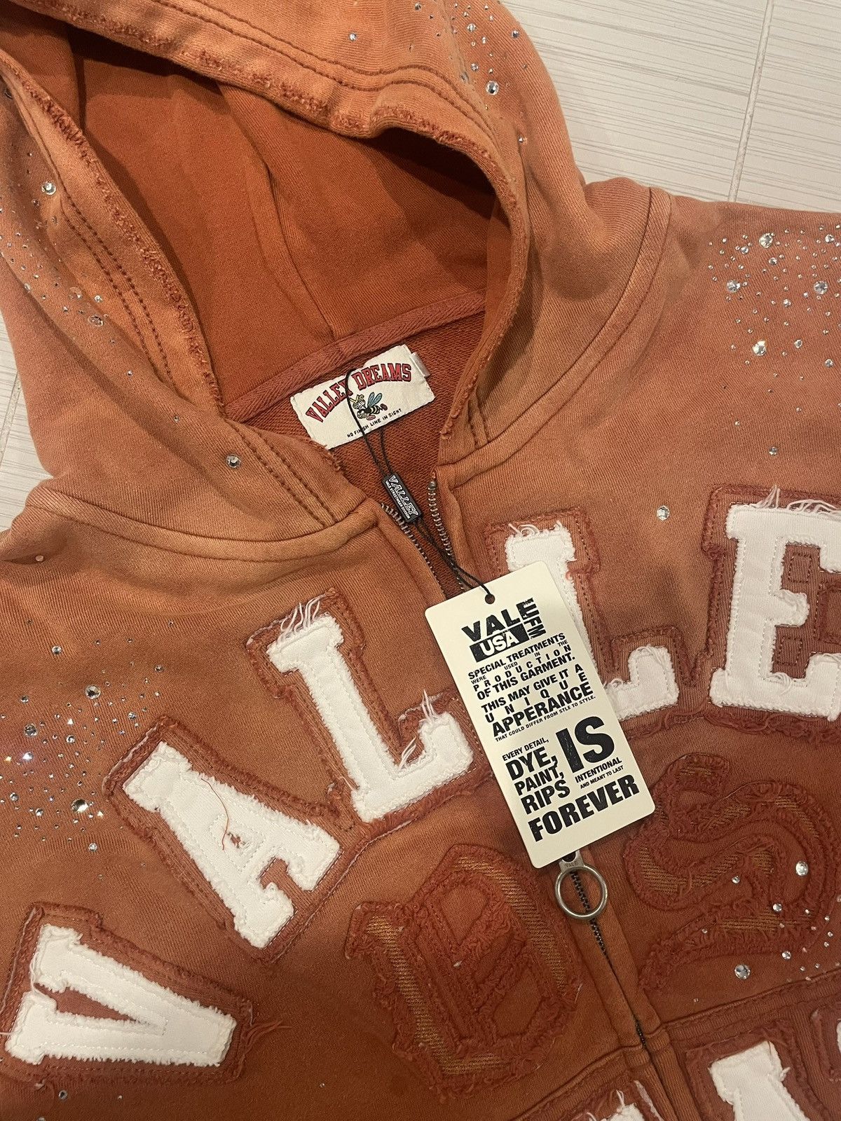 Vale Vale Forever Classico Zip Up Hoodie Orange Size US M / EU 48-50 / 2 - 3 Thumbnail