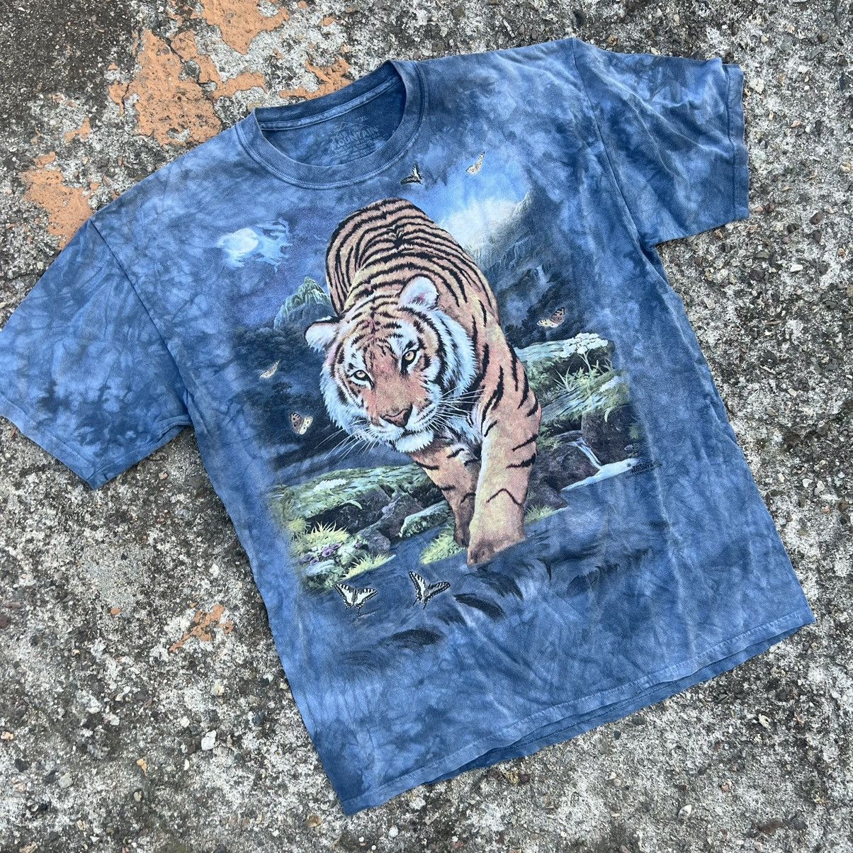 Vintage Vintage Y2K Tiger Logo T-shirt Size US L / EU 52-54 / 3 - 2 Thumbnail