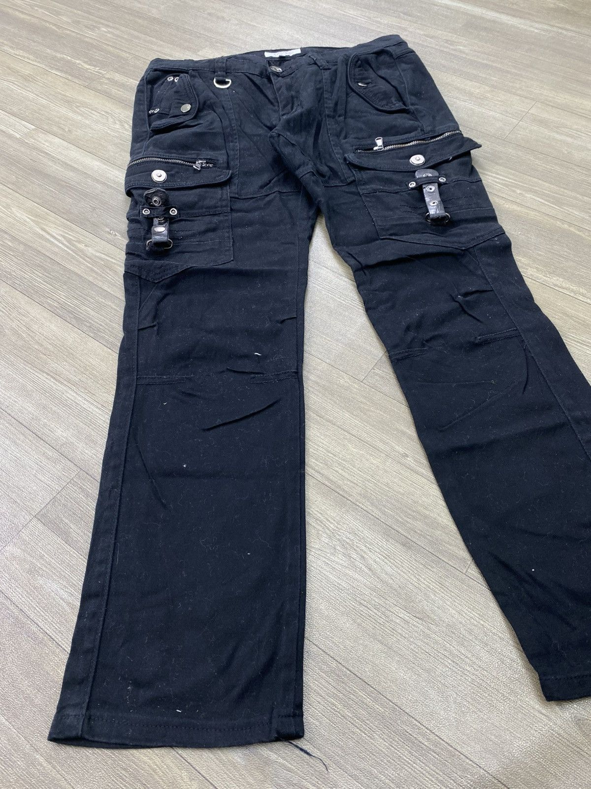 If Six Was Nine 2000s Growth by In The Attic 3D Bondage Punk Lgb Pants Y2K Size US 28 / EU 44 - 2 Thumbnail