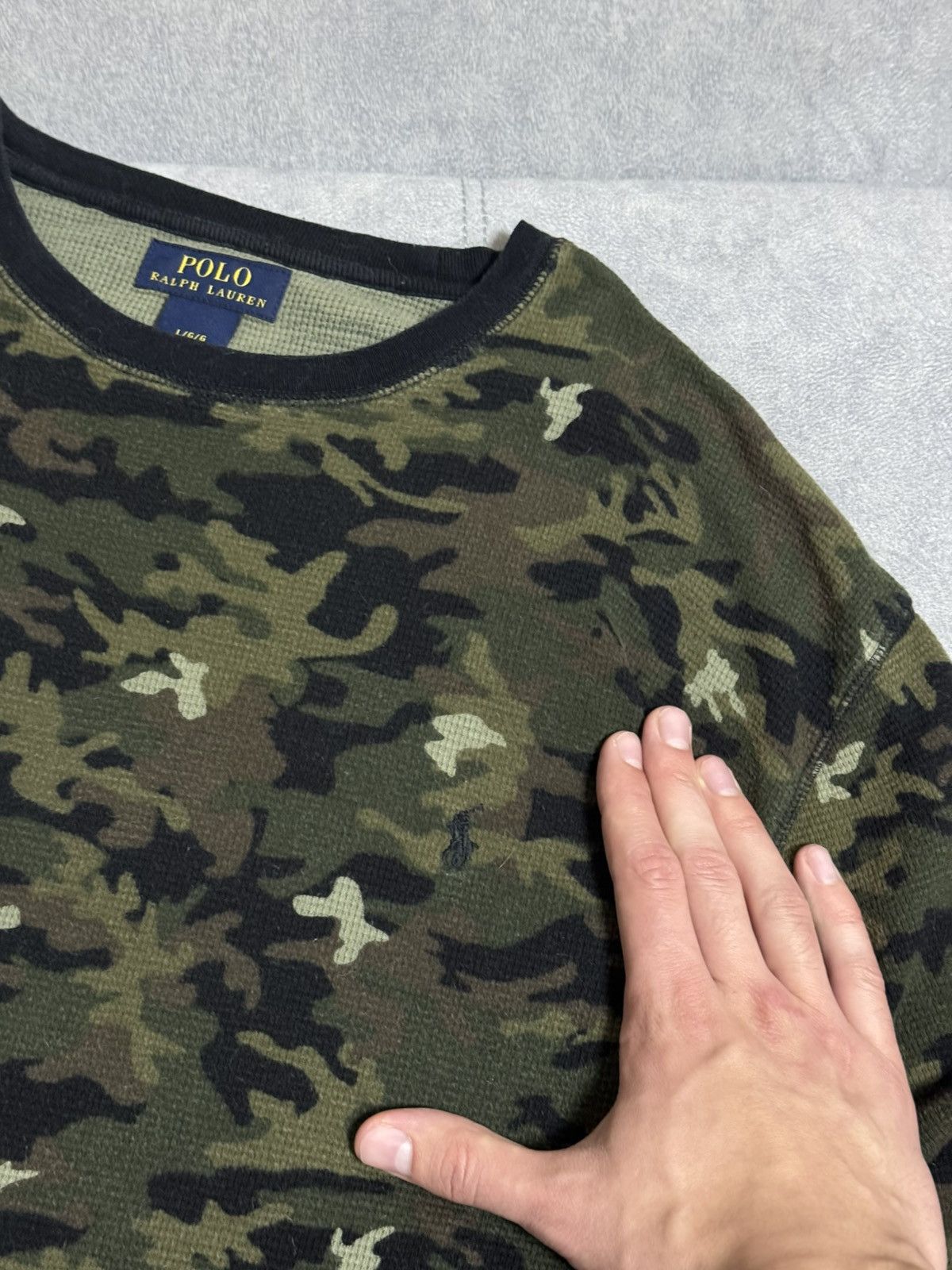 Polo Ralph Lauren Polo Ralph Lauren Camo Military Sweatshirt Size L Men’s Size US L / EU 52-54 / 3 - 10 Thumbnail