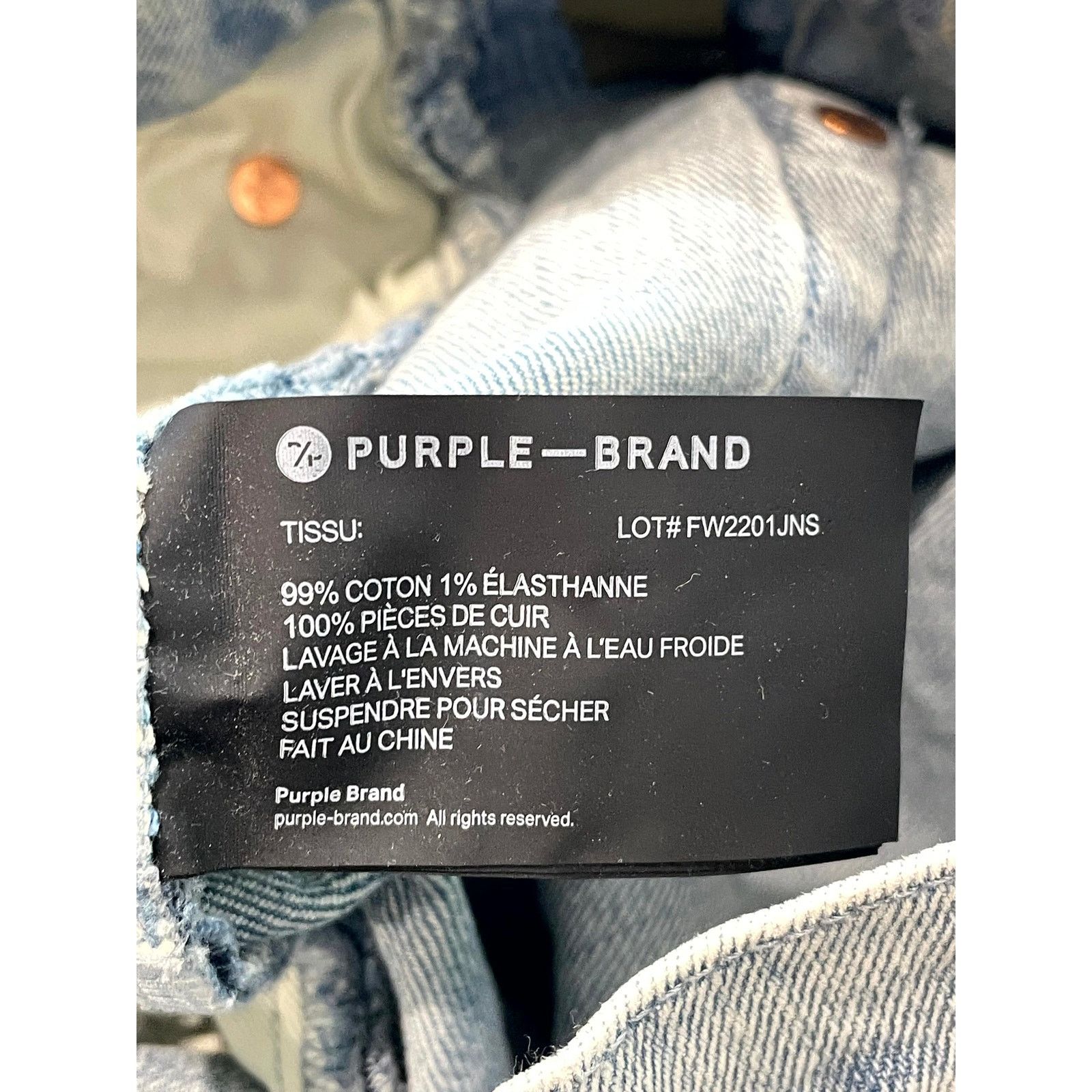 Purple Brand Purple Brand Light Wash Jeans Size US 36 / EU 52 - 7 Thumbnail