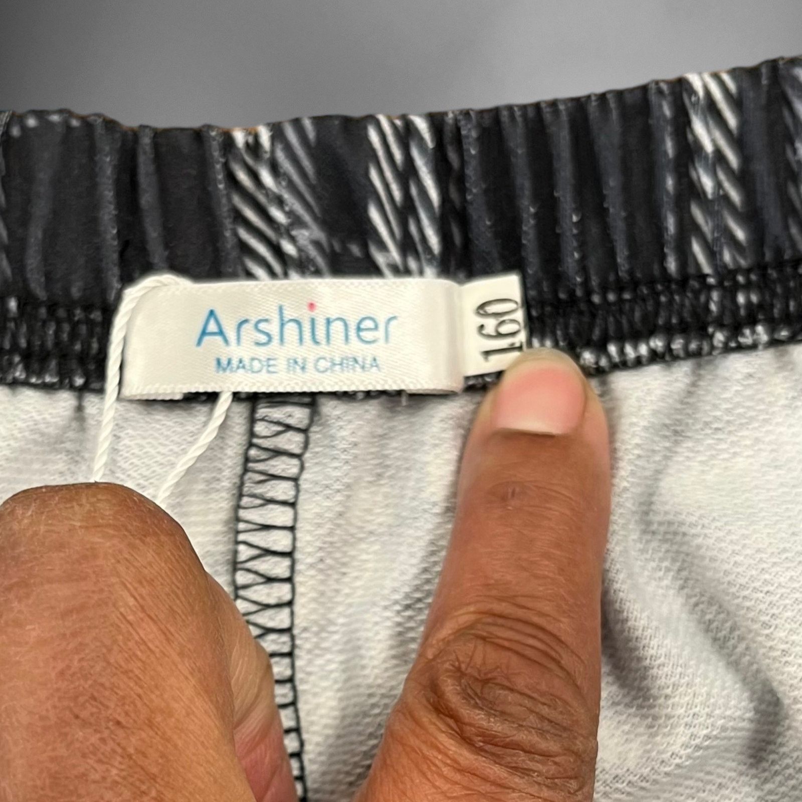 Other Arshiner Plaid Pants Womens Small Cinch Ankle Cozy Elastic Size 28" / US 6 / IT 42 - 5 Thumbnail