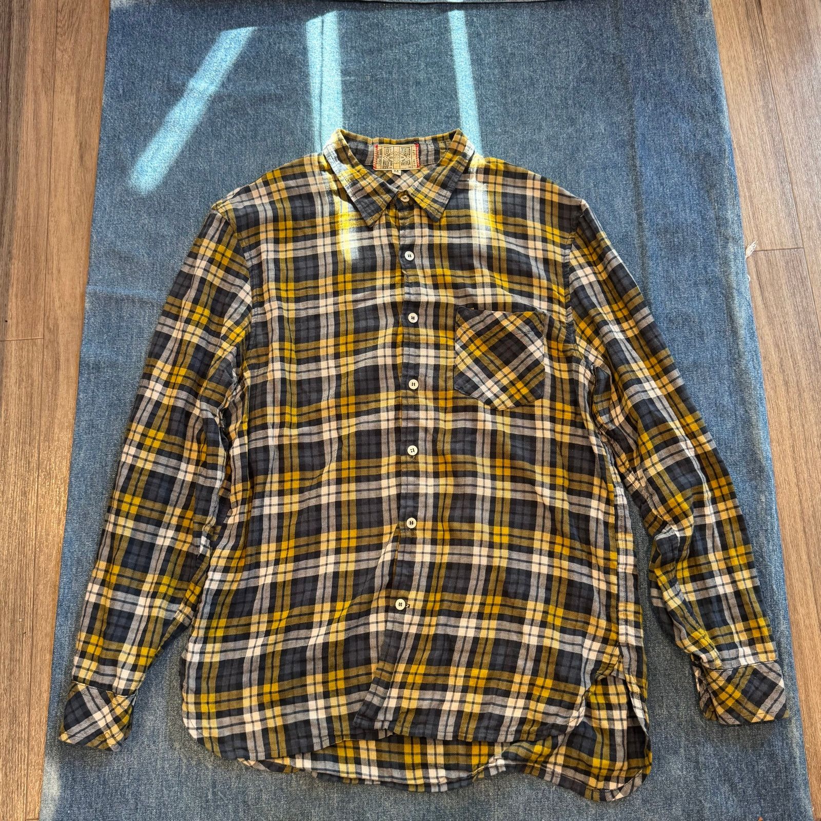 Left Field Nyc Left Field Flannel 100% cotton Japanese fabric Made in USA Size US M / EU 48-50 / 2 - 1 Thumbnail