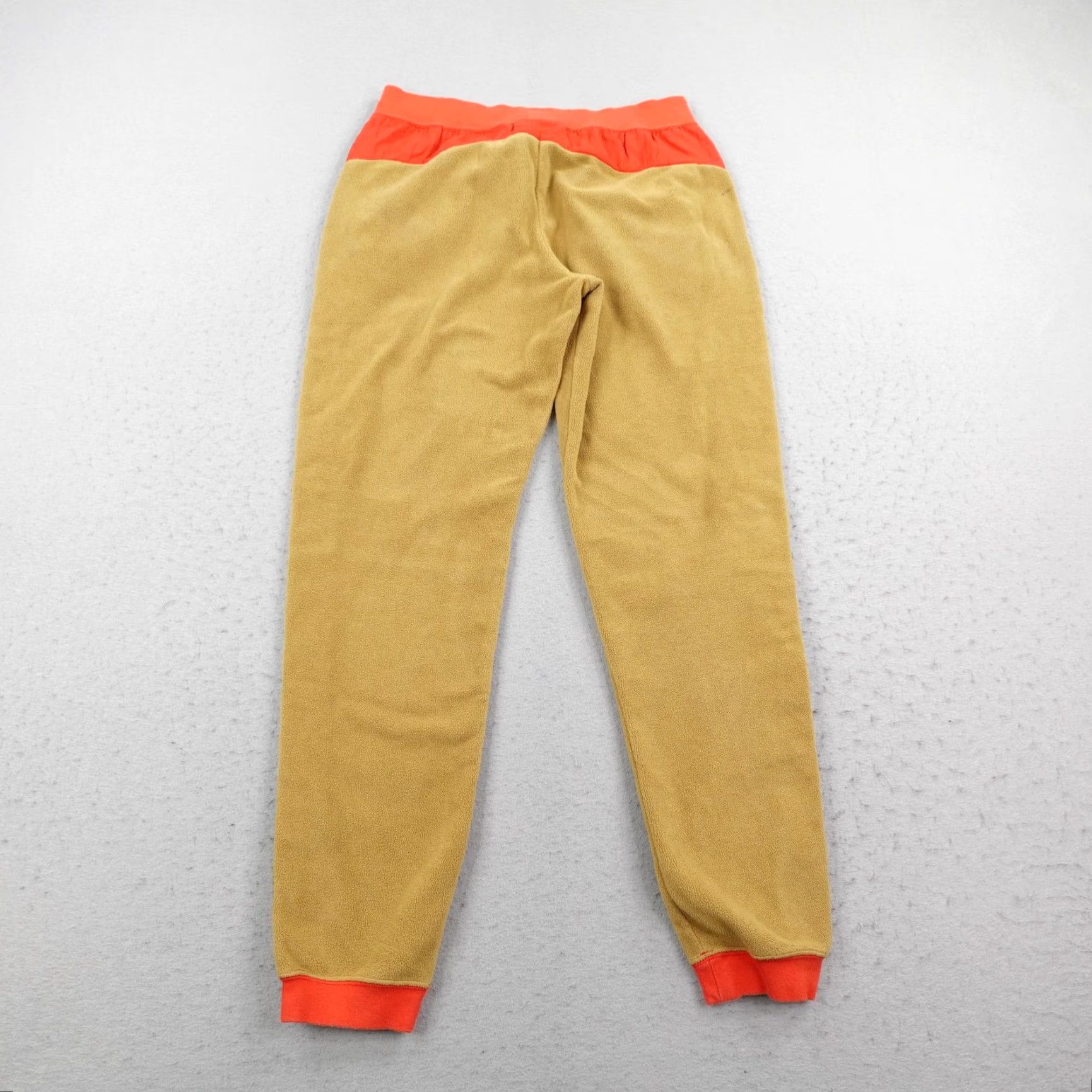 Nike Nike Pants Womens M Beige Orange Blue NSW Polar Tracksuit Fleece Joggers Size 32" / US 10 / IT 46 - 4 Thumbnail