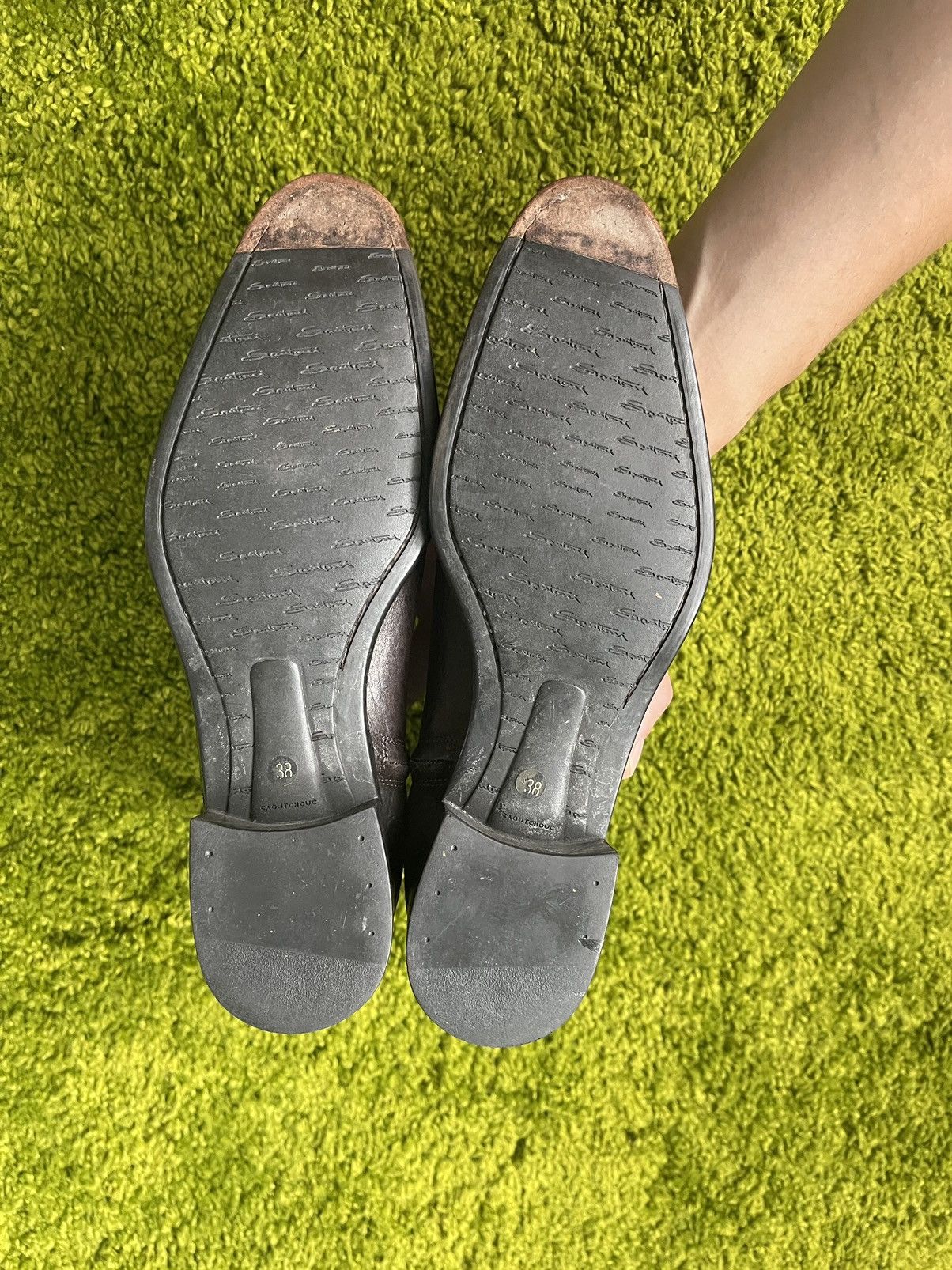 Genuine Leather × Santoni Santoni real leather side zip boots Size US 8 / IT 38 - 8 Thumbnail