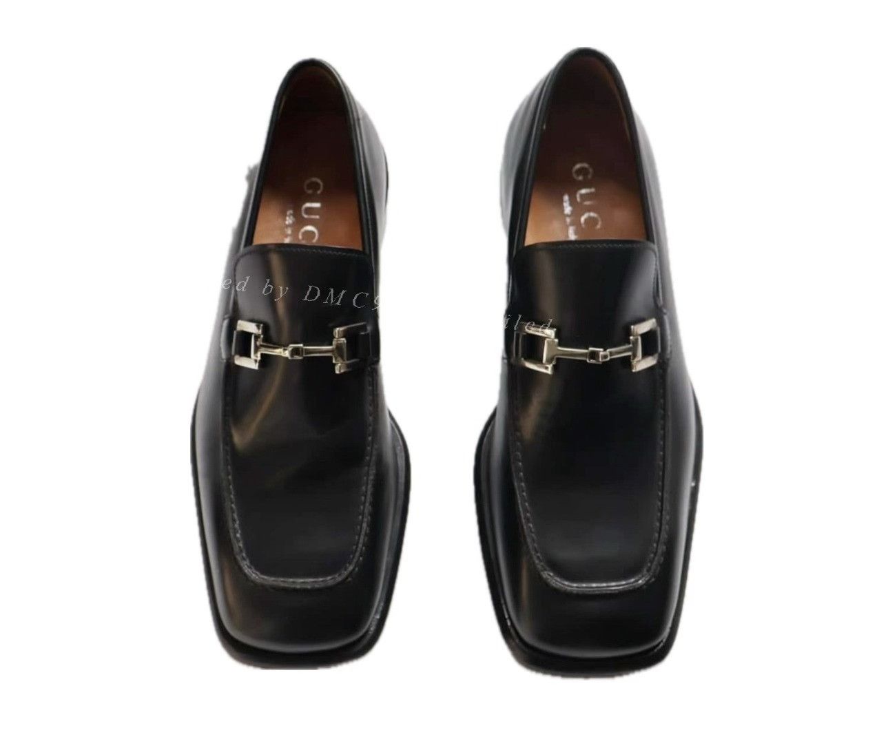 Vintage Vintage Gucci Buckle Square-Toe Loafers Size US 8 / EU 41 - 1 Thumbnail