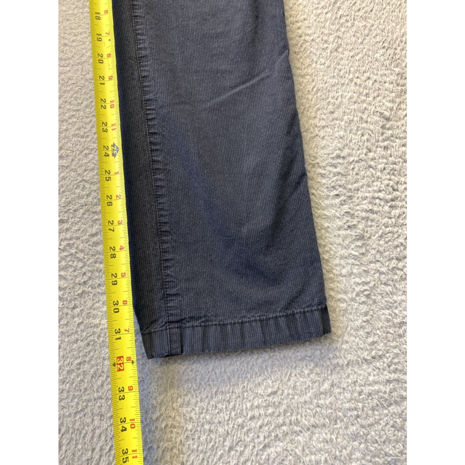 Banana Republic Banana Republic Men's Casual Pants Chino Dark Gray Aiden Fit 34x32 Skinny Modern 5-Pocket Belt Loops Flat Front Size US 34 / EU 50 - 4 Thumbnail