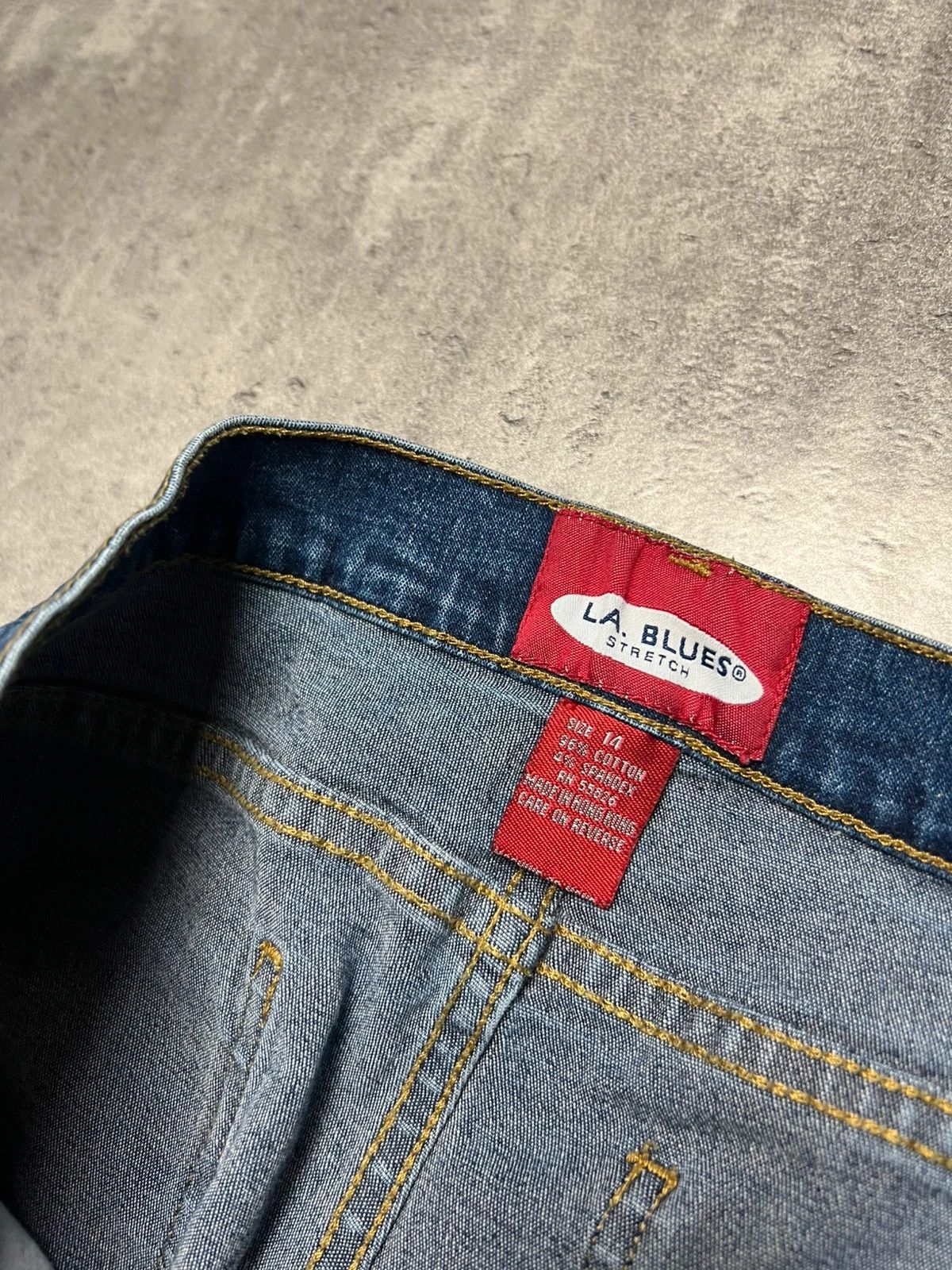 Other Vintage L.A blues silver studded high waisted western jeans Size 36" / US 14 / IT 50 - 7 Thumbnail