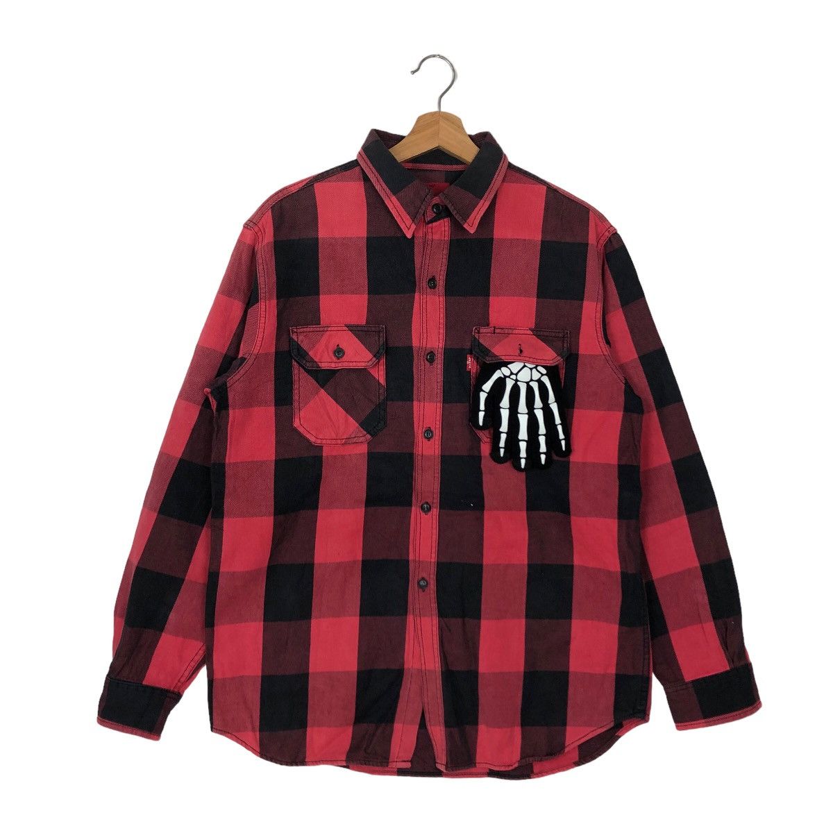 VINTAGE LEVI’S FLANNEL JACKET TARTAN DESIGN