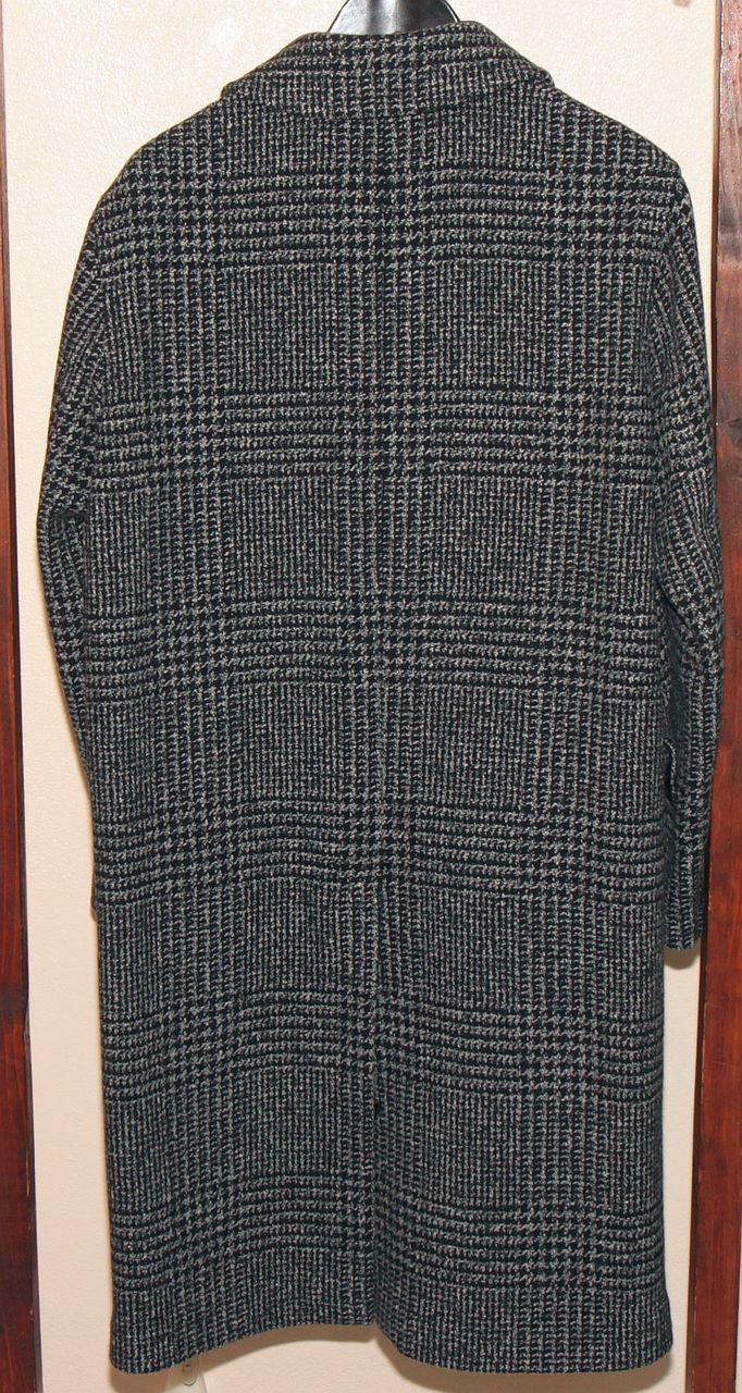 Mr P. Long Oversized Glen Check Overcoat Prince of Wales Balmacaan Size US XS / EU 42 / 0 - 4 Thumbnail