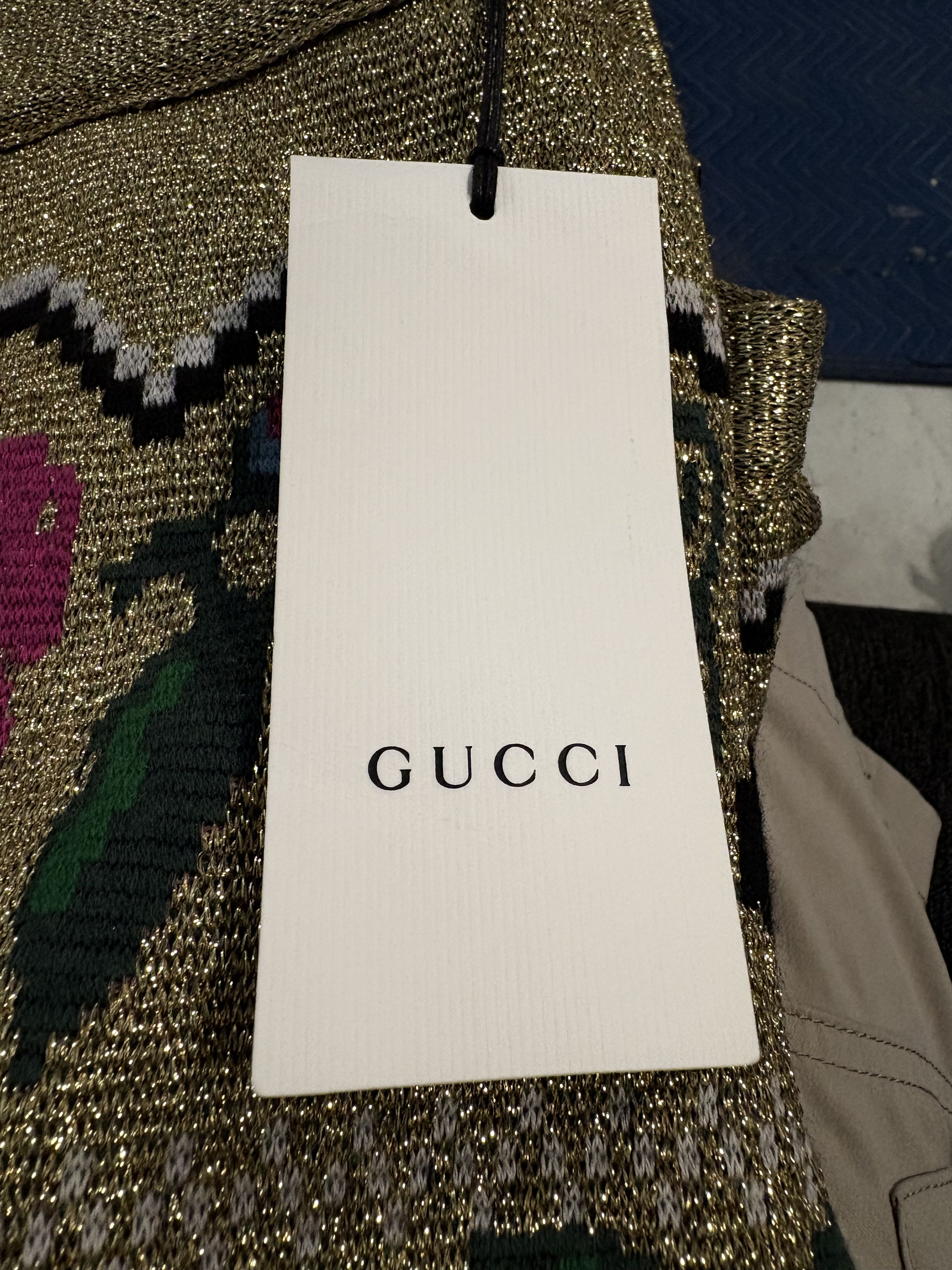 Gucci Gucci Pantalons Lurex Gold Size US 34 / EU 50 - 4 Thumbnail