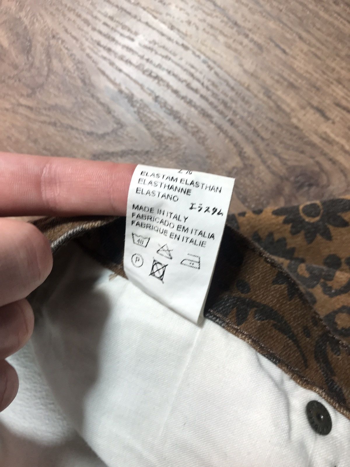Vintage Vintage Luxury Designer Angelo Marani Print Pants Size 34" / US 12 / IT 48 - 8 Thumbnail