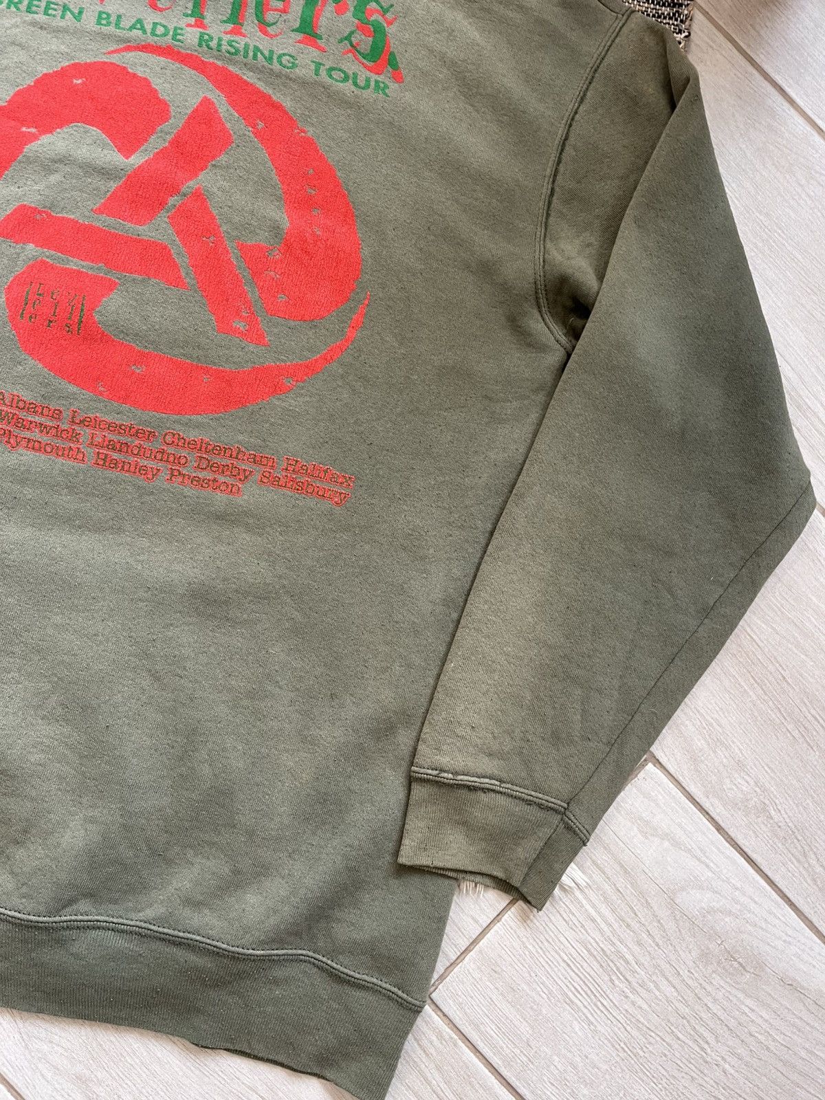 Band Tees × Vintage 00s Vintage The Levellers Distressed Hoodie PUNK 2003 Tour Size US XL / EU 56 / 4 - 13 Thumbnail