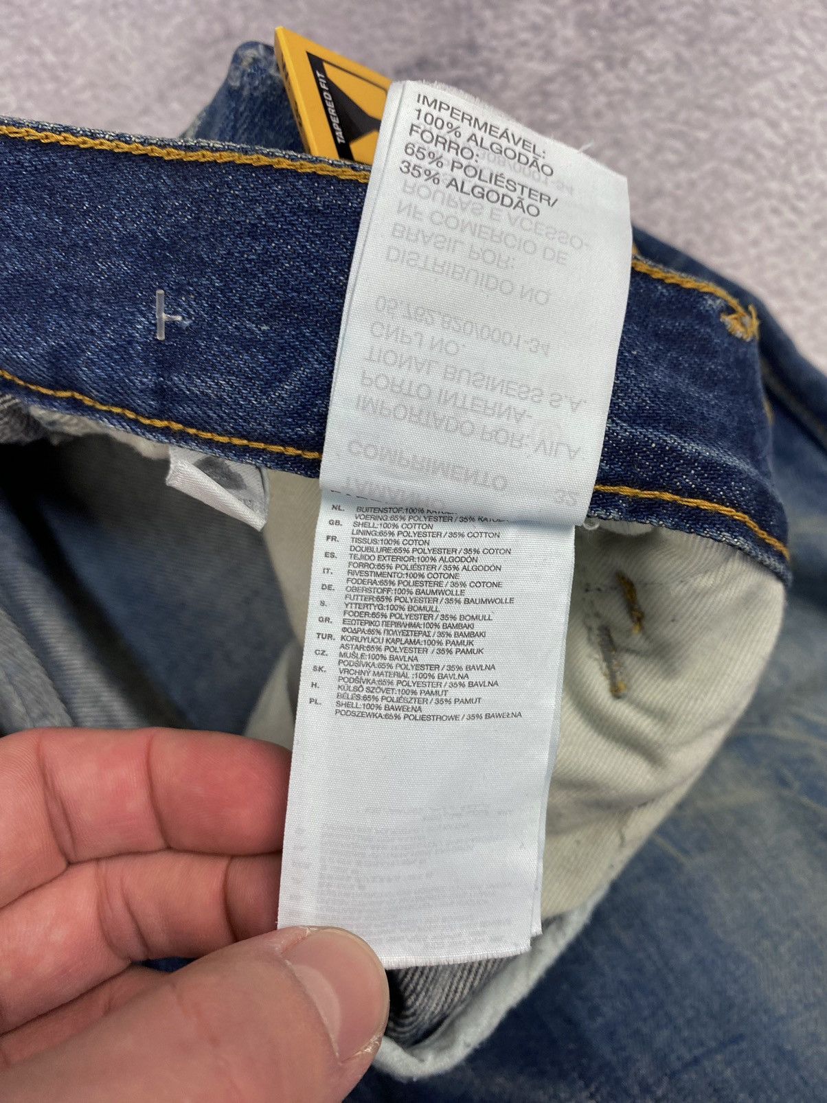 G-Star G-Star Raw Selvedge New Radar RE TP Tapered Fit Denim Jeans Size US 32 / EU 48 - 16 Thumbnail