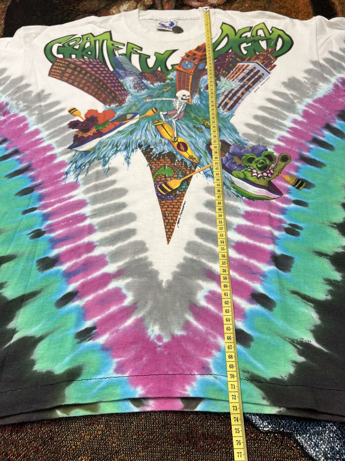 Band Tees Rare '92 Vintage Grateful Dead Chicago Tour Tee Size US XL / EU 56 / 4 - 7 Thumbnail