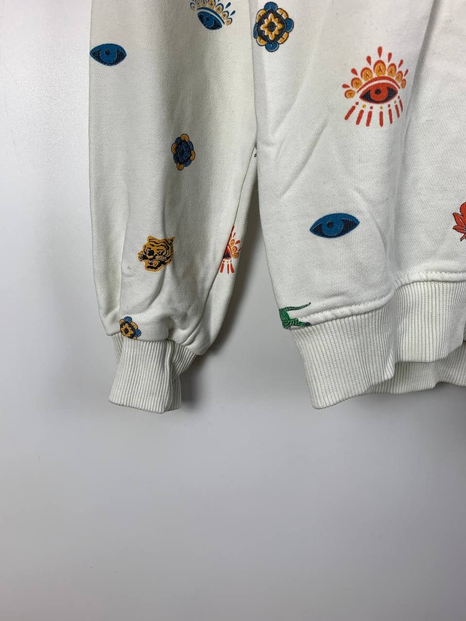 Kenzo Kenzo sweatshirt white multi cotton S Size US S / EU 44-46 / 1 - 7 Thumbnail