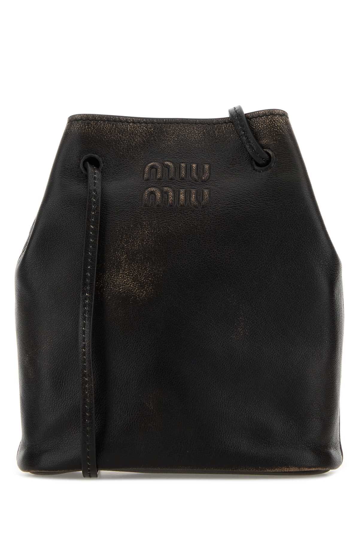 Miu Miu Dark Brown Leather Crossbody Bag Size ONE SIZE - 1 Thumbnail