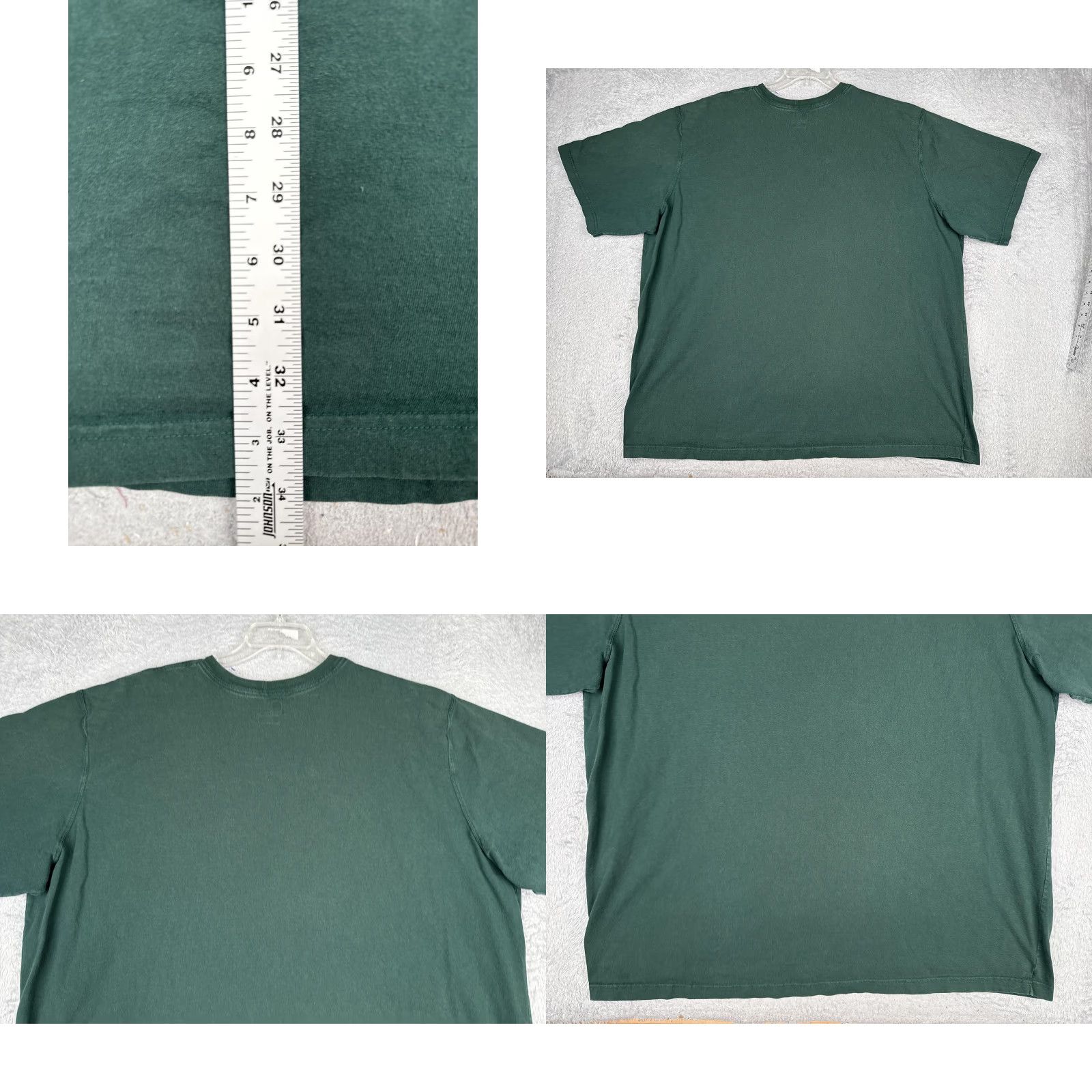 Carhartt Carhartt Shirt Mens 4XL Green Crew Neck Short Sleeve Pocket Tagless K87 Workwear Size US XXL / EU 58 / 5 - 9 Thumbnail