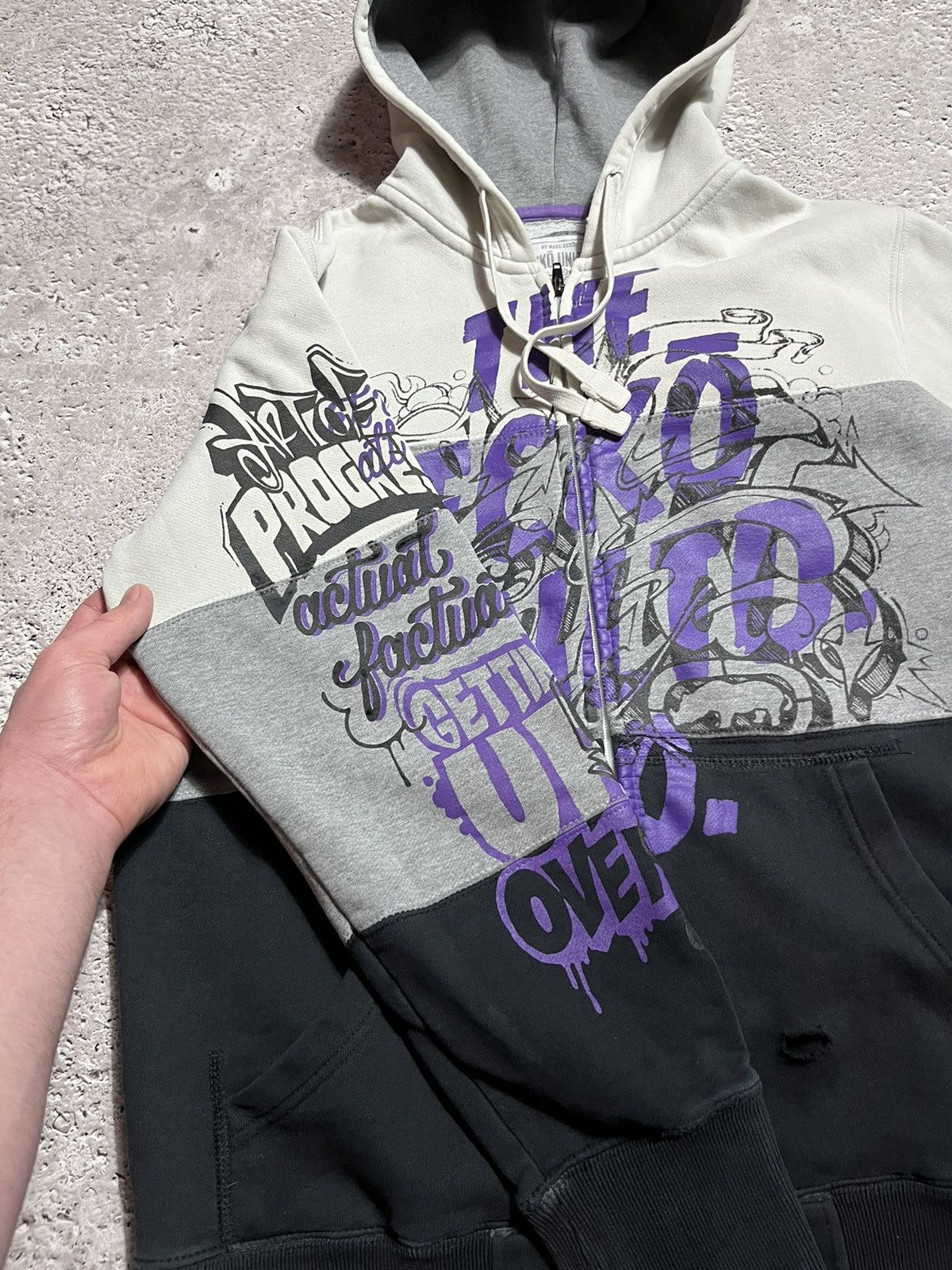 Ecko Unltd. × Vintage Vintage Ecko Untld fullprint Retro Skate Rap Zip Hoodie Size US M / EU 48-50 / 2 - 7 Thumbnail