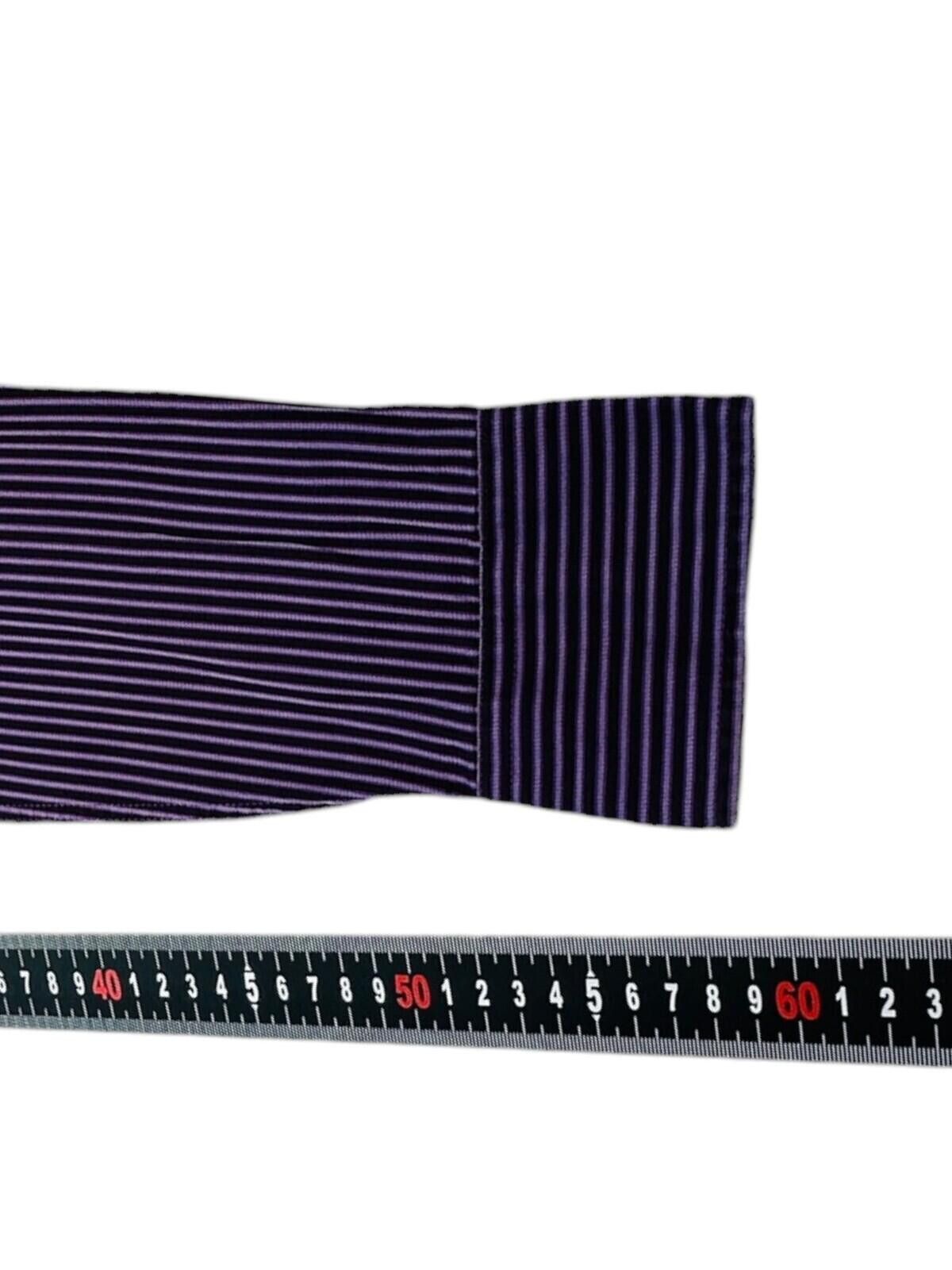Ted Baker Ted Baker 6 Shirt Men's UK Size 2XL Purple Pinstripe Size 48R - 10 Thumbnail